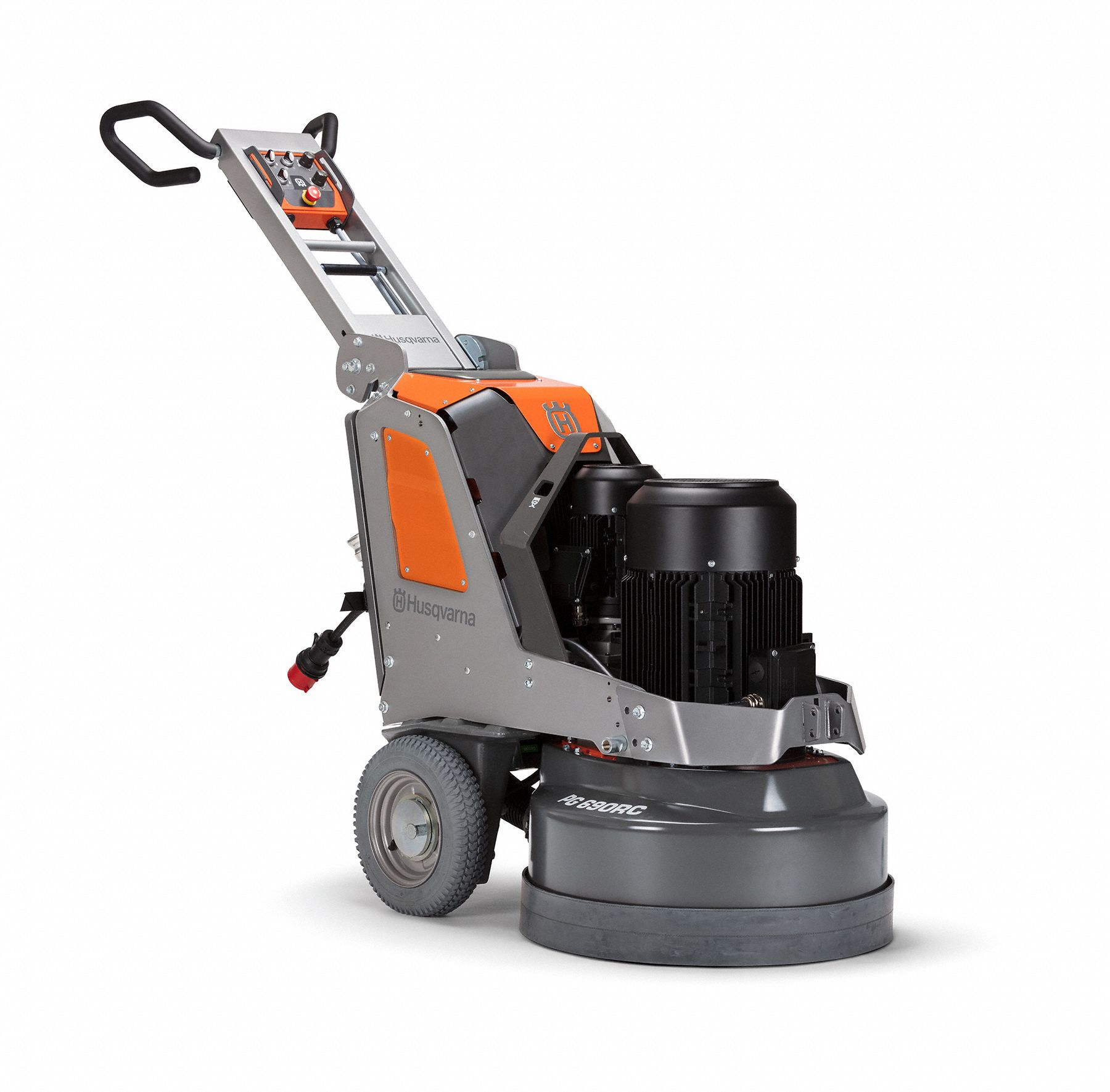 HUSQVARNA Concrete Floor Grinder 3 Discs, 10 1/2 in Disc Dia., 24.8 in Grinding Wd