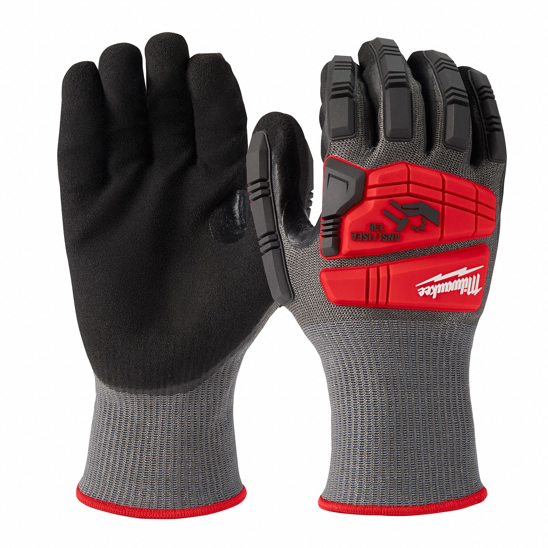 MILWAUKEE, XL ( 10 ), ANSI Cut Level A5, Work Gloves 787UJ54822