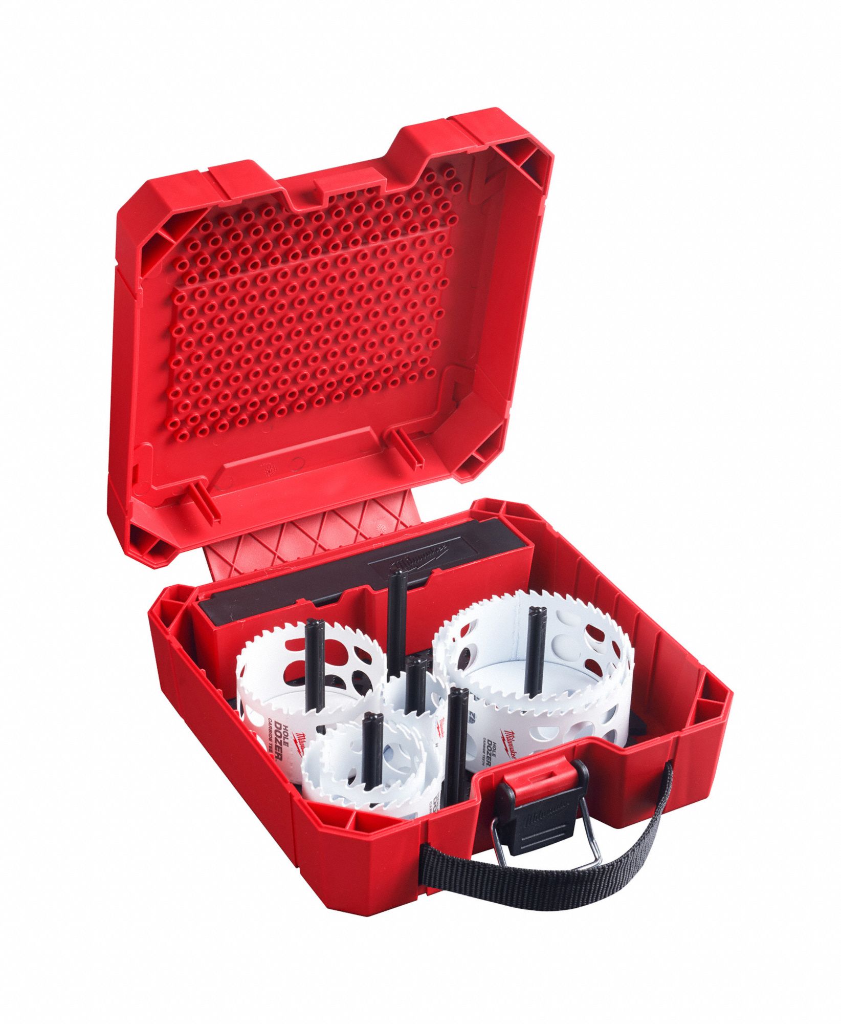 MILWAUKEE Hole Saw Kit 9 Pieces, 1 3/8 in to 4 1/4 in Saw Size Range