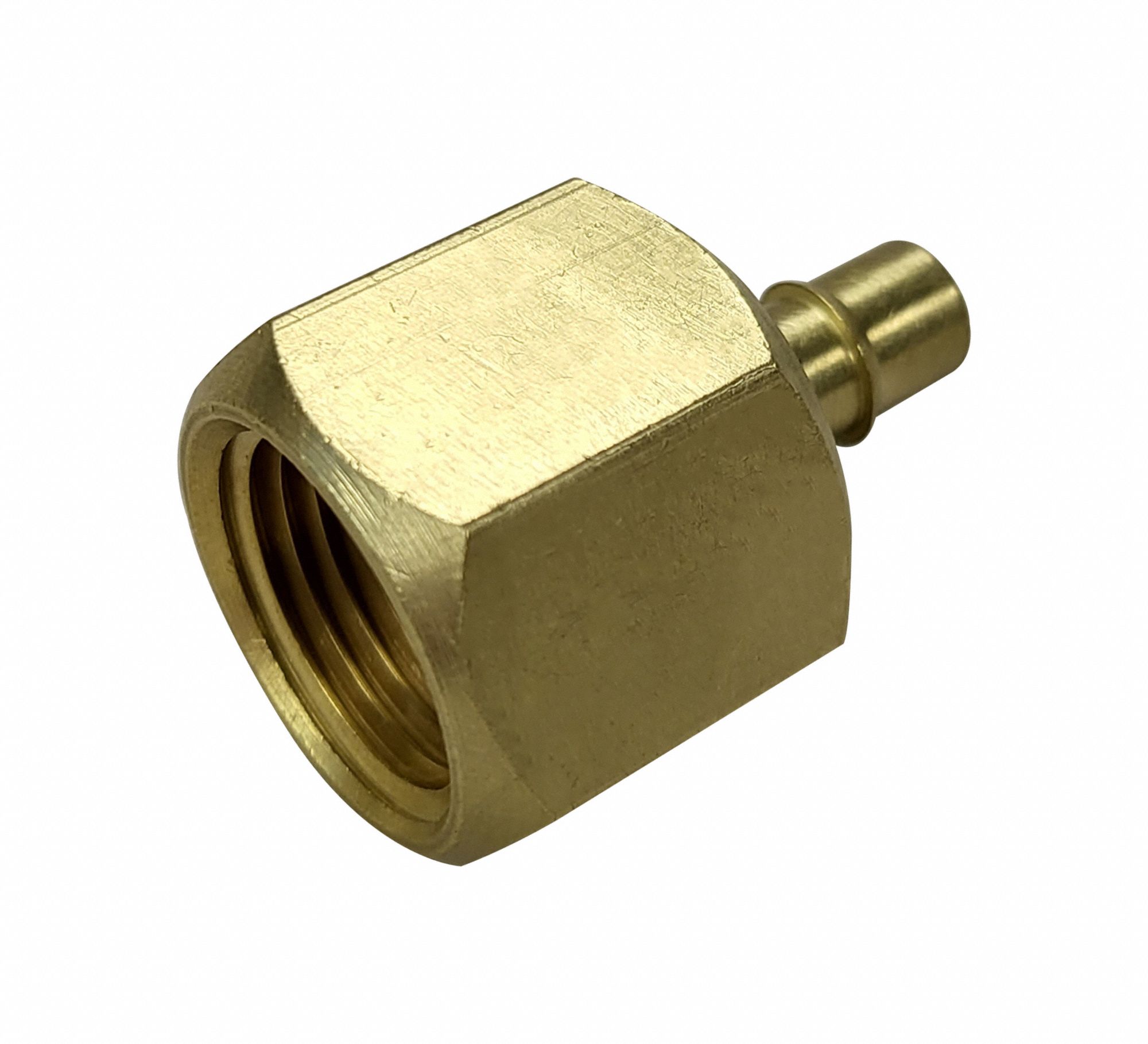 MEMCO MINI BARB FITTING Brass, FNPT x Barbed, For 1/2 in Tube ID, 3/8