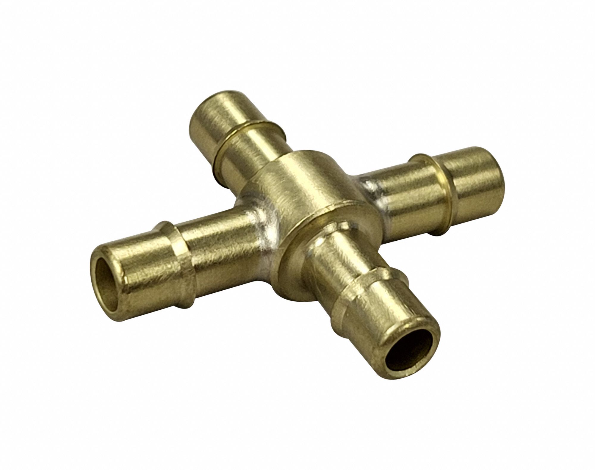 Brass, Barbed x Barbed x Barbed x Barbed, Mini Barb Fitting 792AD4