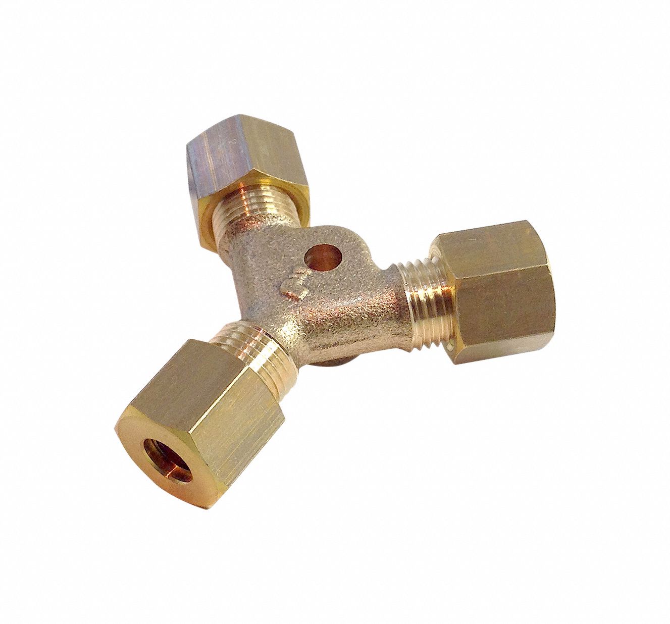 Brass, Compression x Compression x Compression, Brass Metric Compression Fitting 791PD70142