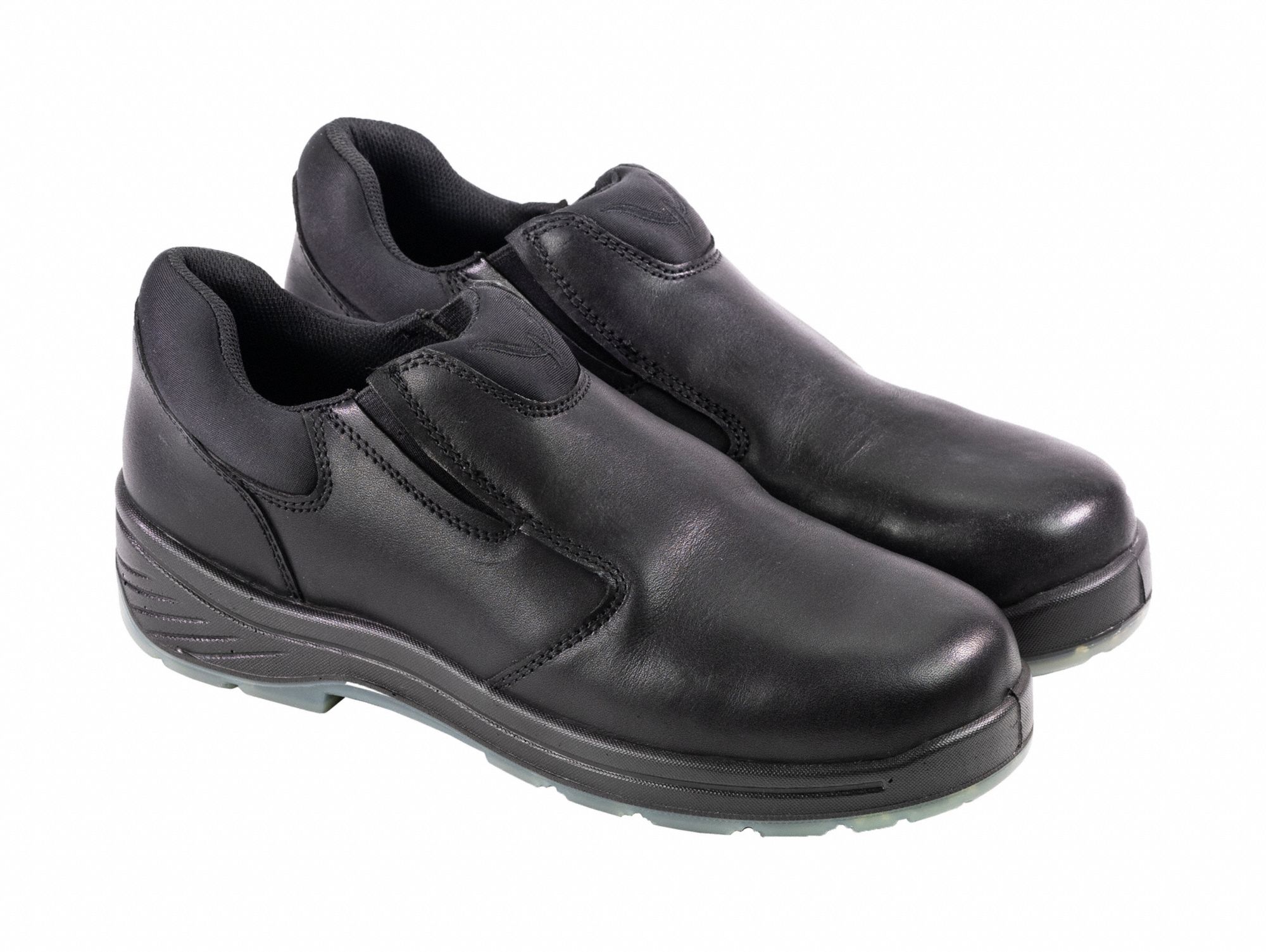 THOROGOOD SHOES Loafer Shoe, Black Leather Oil Resistant Sole, W, 6 1/2, 1 PR 793LC68046133