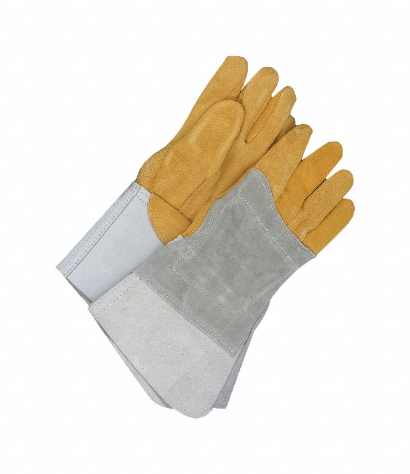 Straight Thumb, Gauntlet Cuff, Welding Gloves 793PJ76411526XL