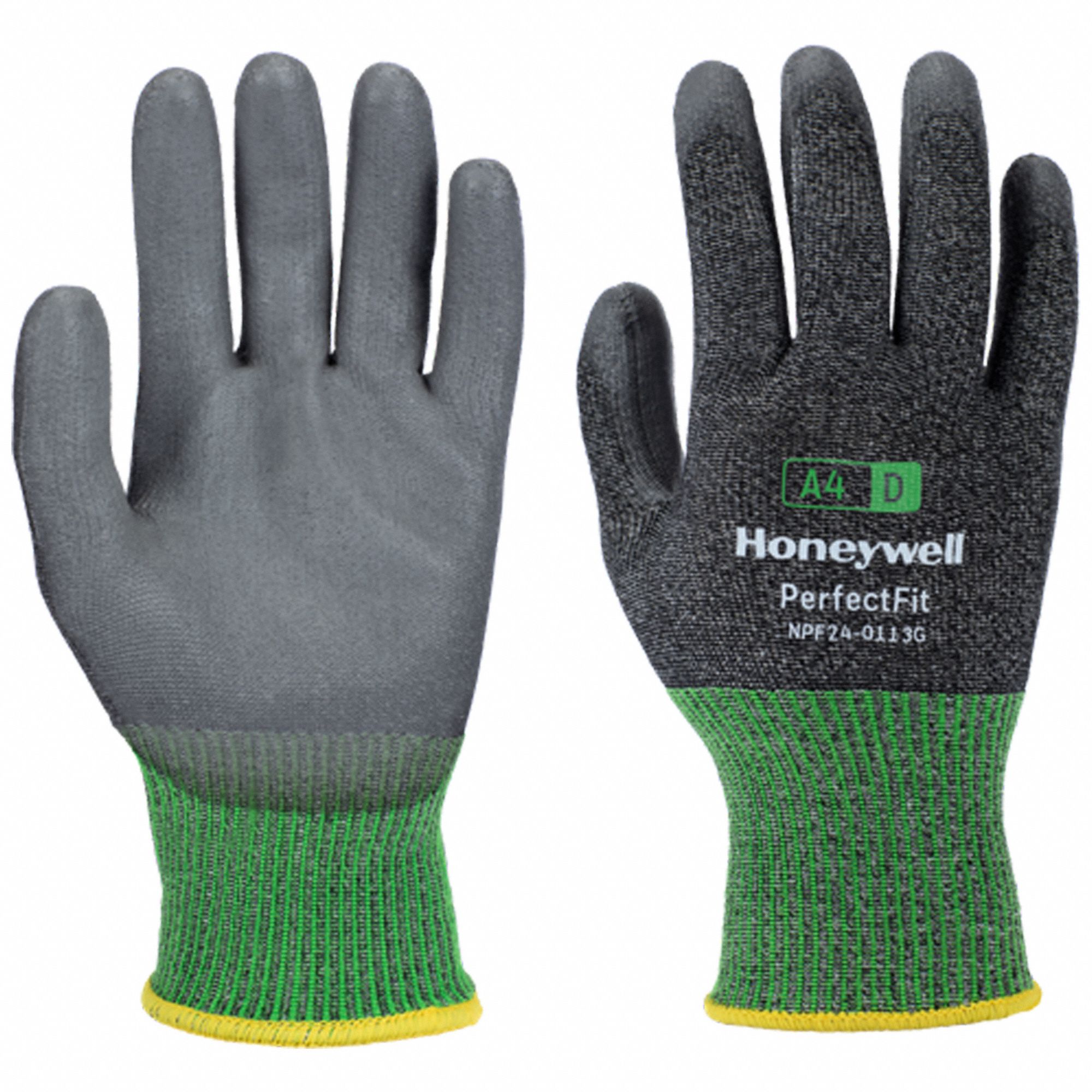 HONEYWELL, L ( 9 ), ANSI Cut Level A4, CutResistant Gloves 797G29NPF240113G9/L Grainger