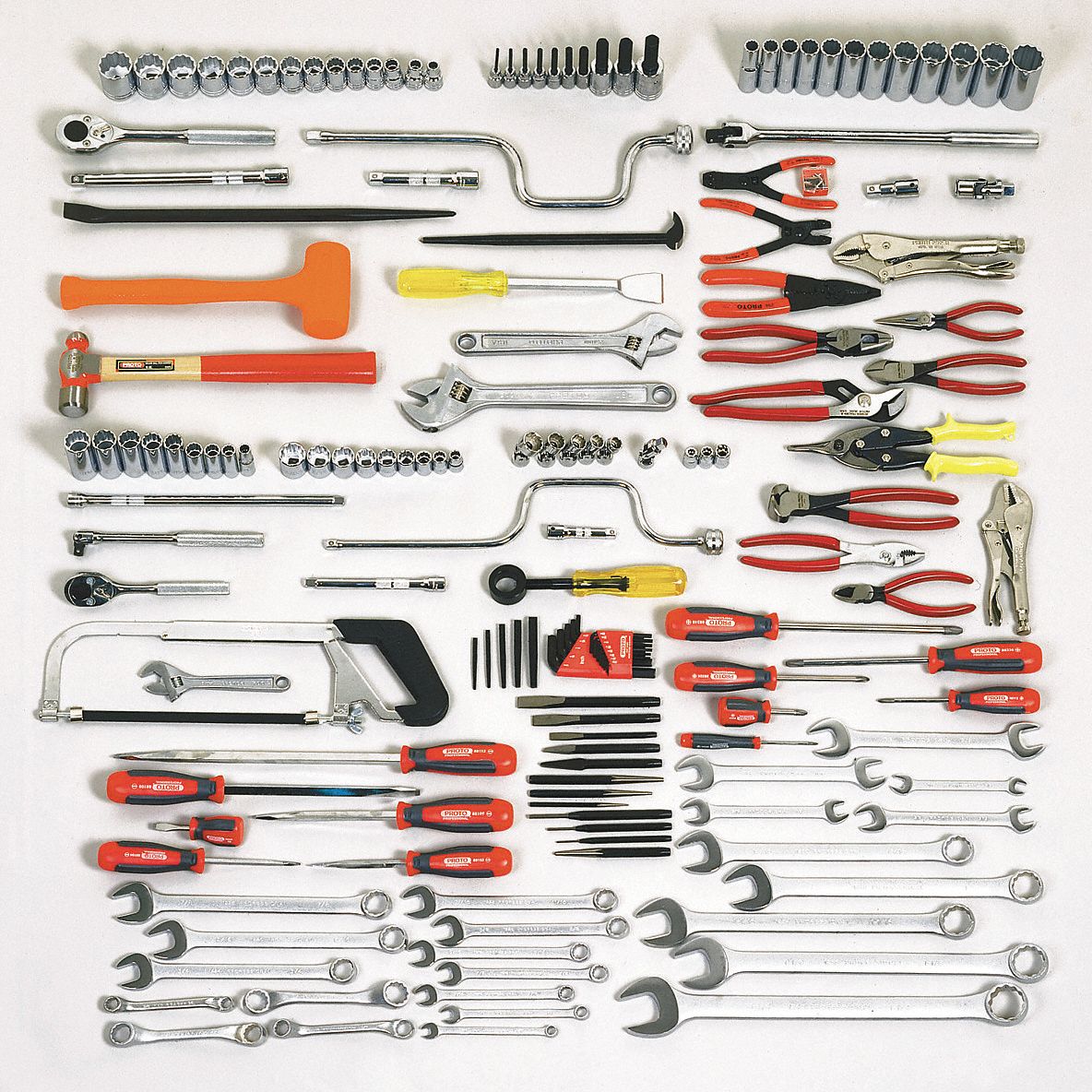 PROTO, 165 Total Pcs, SAE, Facility Maintenance Tool Set 7D827J99490