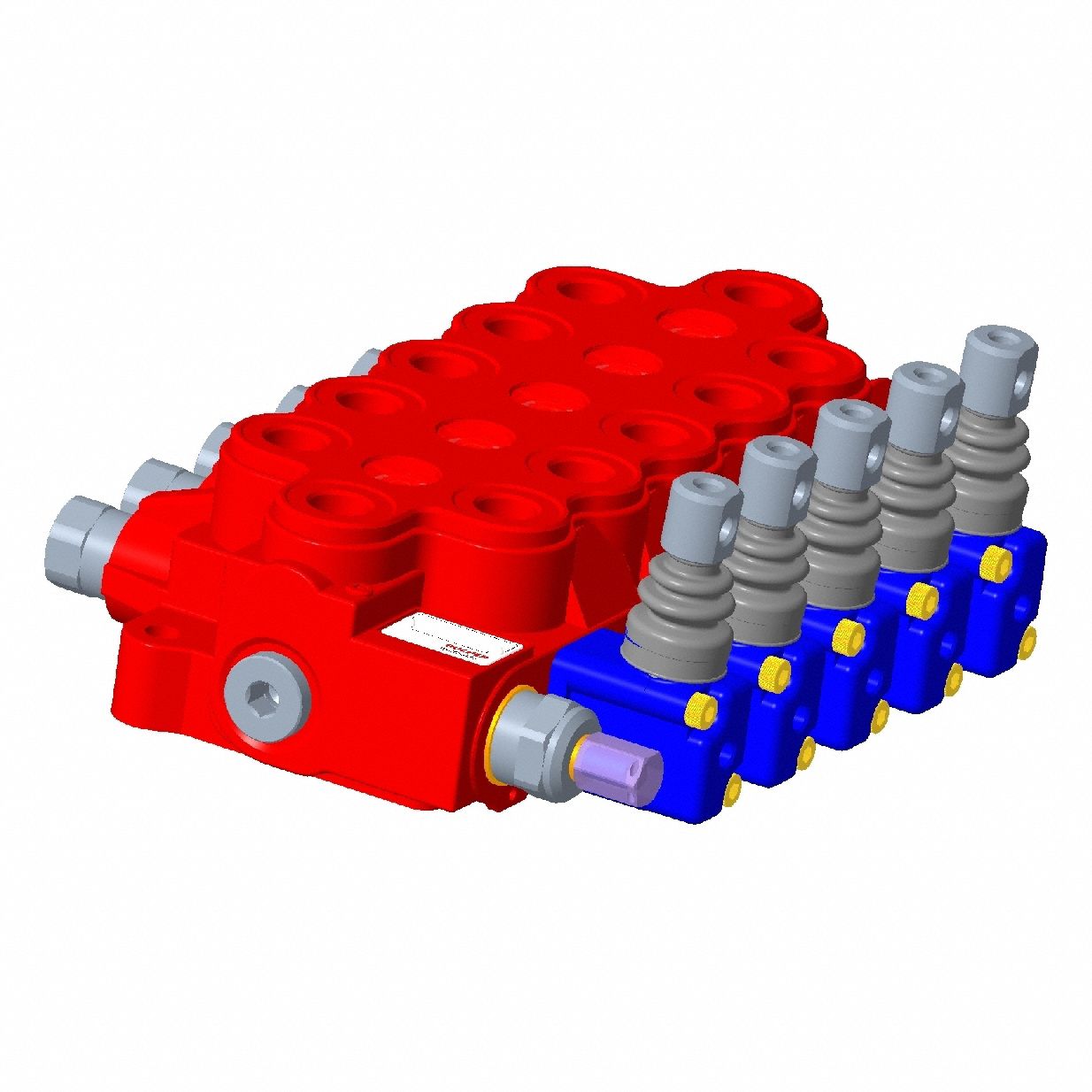 BUCHER HYDRAULICS, FourWay / Three Positions, Tandem Center, Lever