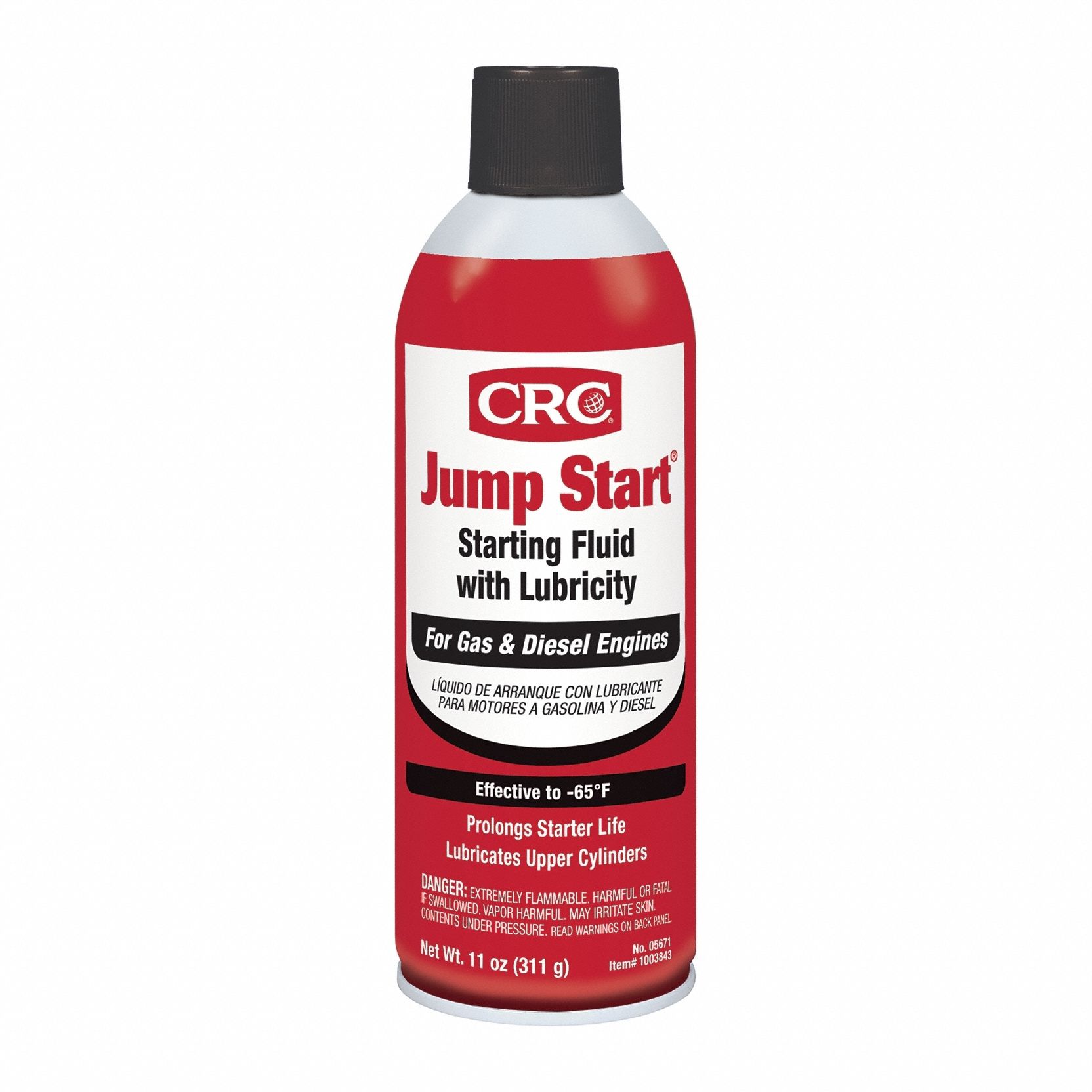 CRC, 11 oz Container Size, Diesel Engines/Gasoline Engines, Starting