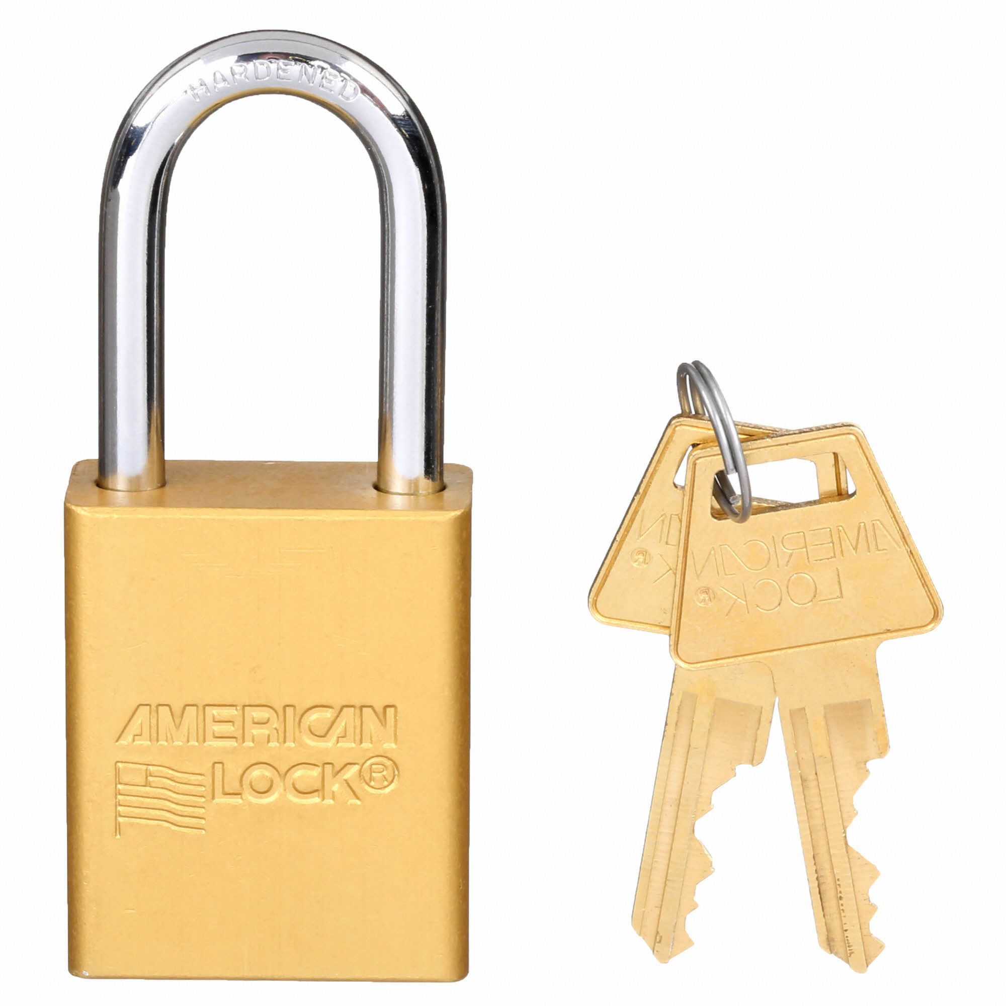 AMERICAN LOCK Lockout Padlock, PK 18 8A595A1106KAYLW SETOF18 Grainger