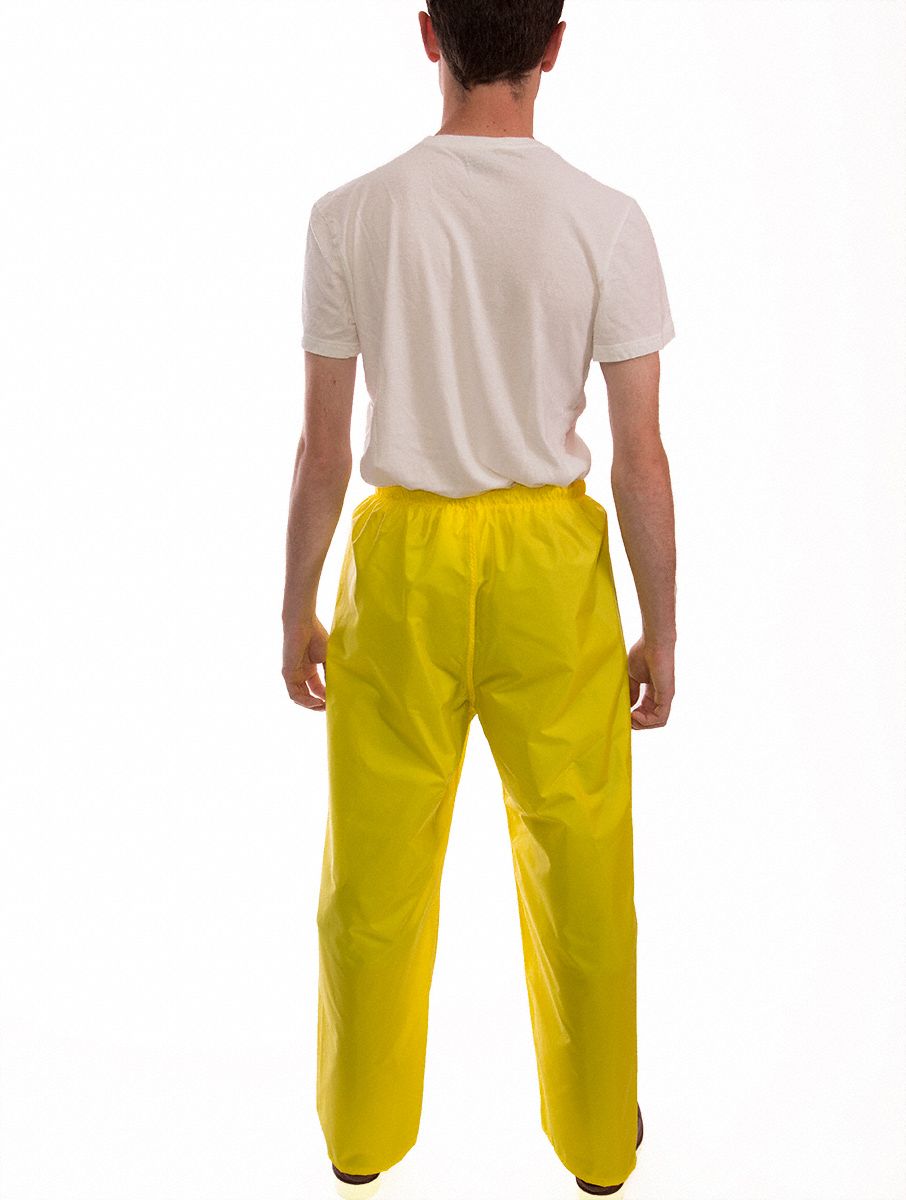 TINGLEY Yellow, Rain Pants, L, Nylon, Polyurethane, Unisex, High