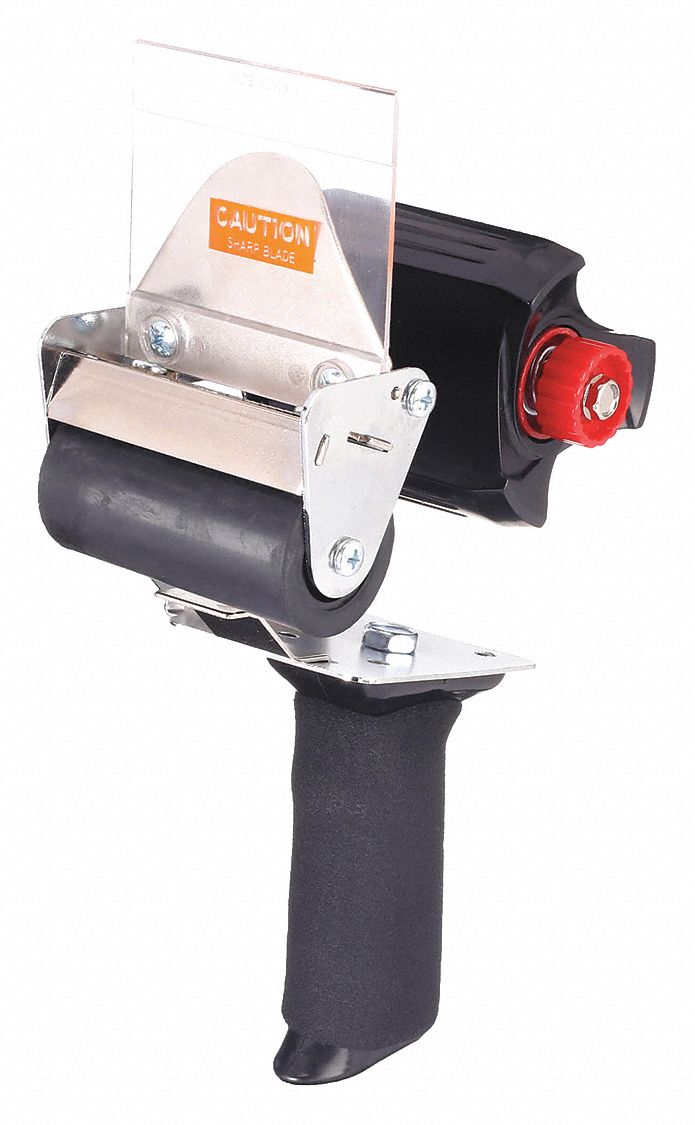 SAFETY SOFT TOUCH Tape Dispenser, Retractable Blade, 3 In. 8AK02