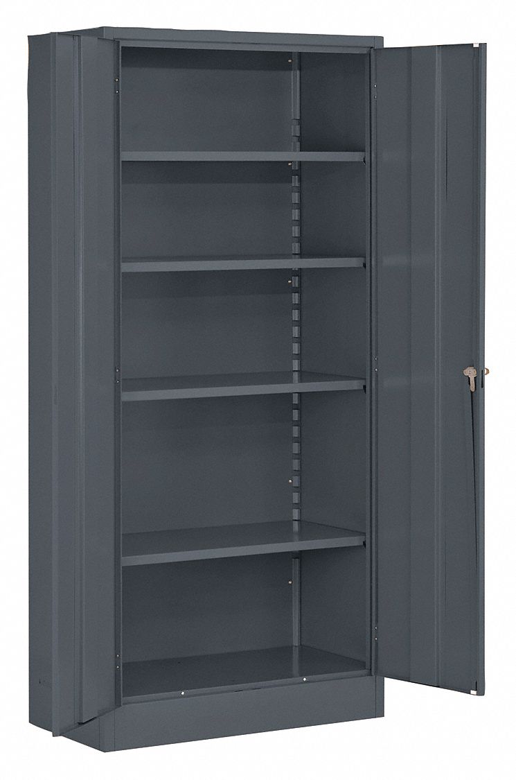 EDSAL Commercial Storage Gray, 72 in H X 36 in W X 24 in D