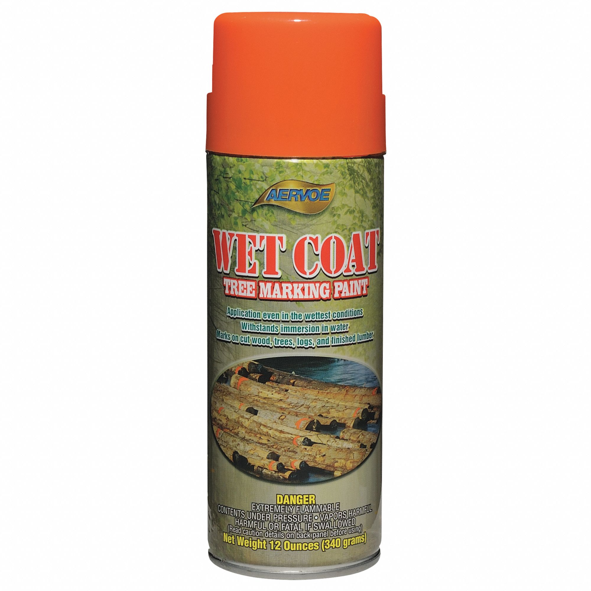 AERVOE SolventBase Tree Marking Paint, Orange, 12 oz 8CEA9698