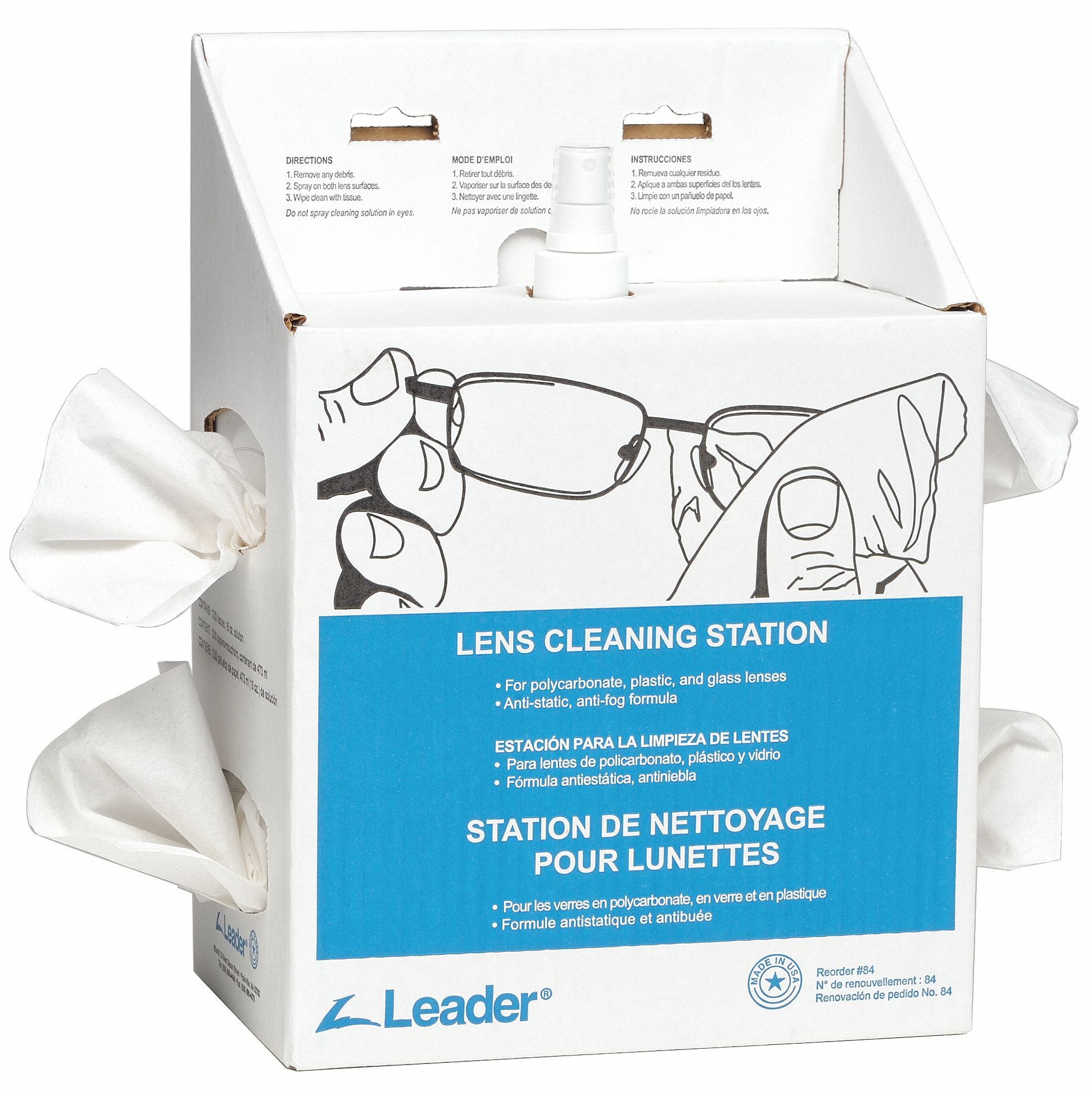 Disposable Lens Cleaning Station Grainger