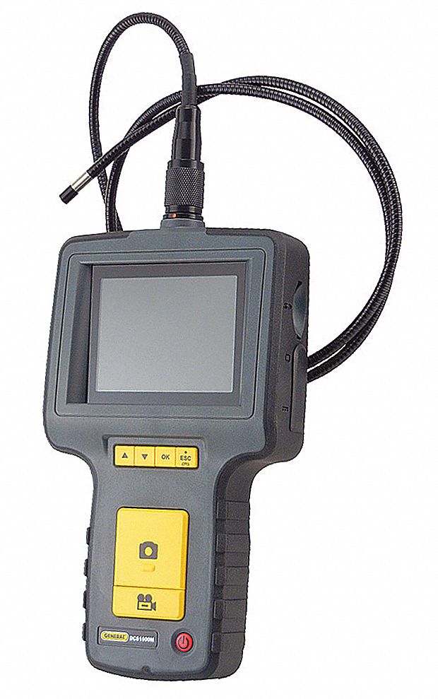 GENERAL Video Borescope, 3.5 In, 39 In Shaft 8D202DCS1600HP Grainger