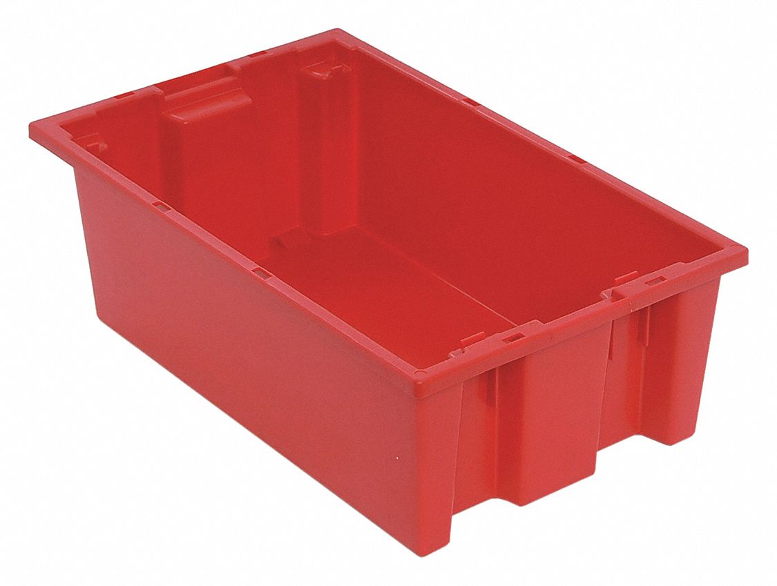 QUANTUM STORAGE SYSTEMS, 3.7 gal, 18 in x 11 in x 6 in, Stack and Nest