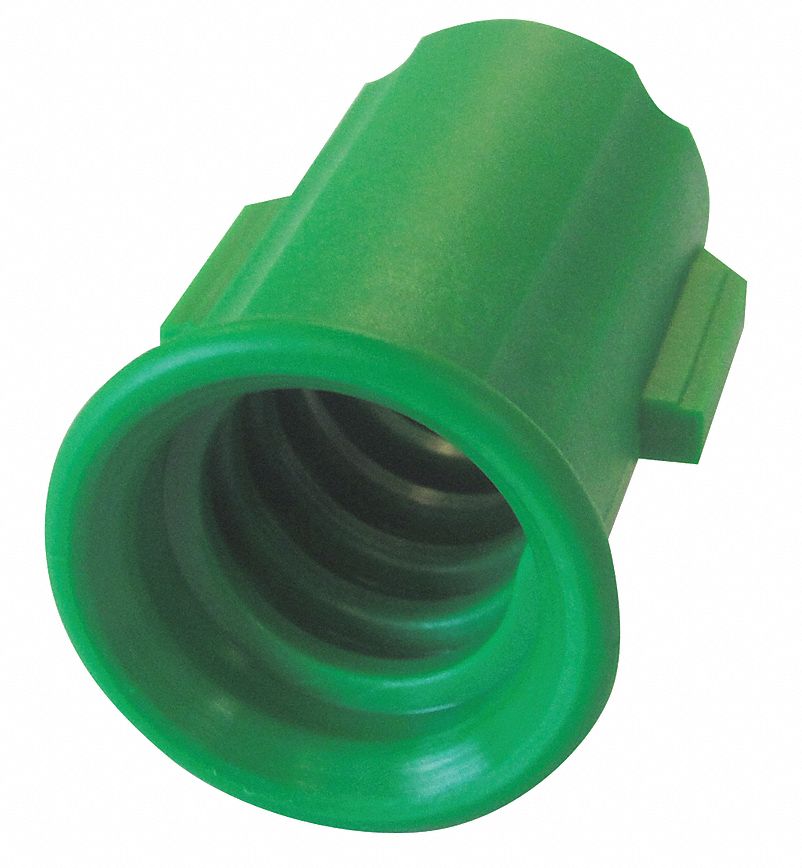 UNGER Acme thread adapter, Plastic, Green 8DRV6FWAI0 Grainger