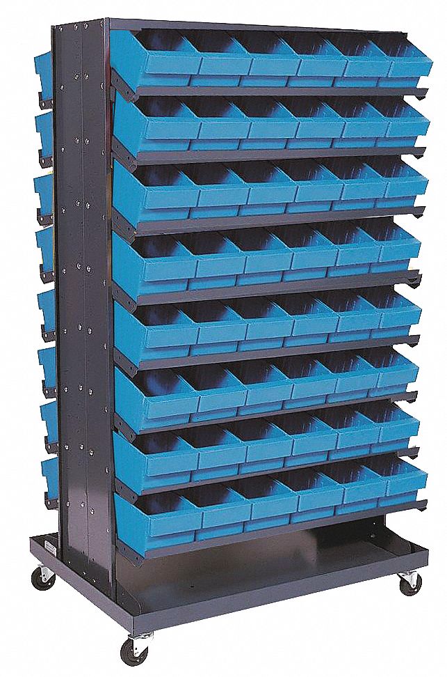 QUANTUM STORAGE SYSTEMS Mobile Pick Rack 36 in x 24 in x 60 in, 96