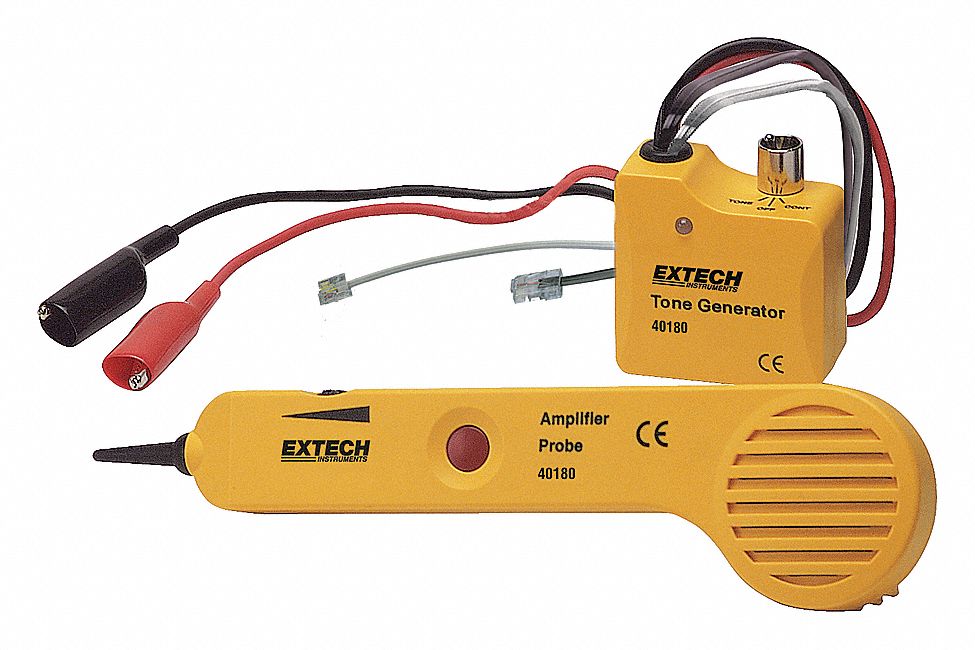EXTECH, 40180, Case/Test/Tone/Trace Cable/Tone Generator, Tone and