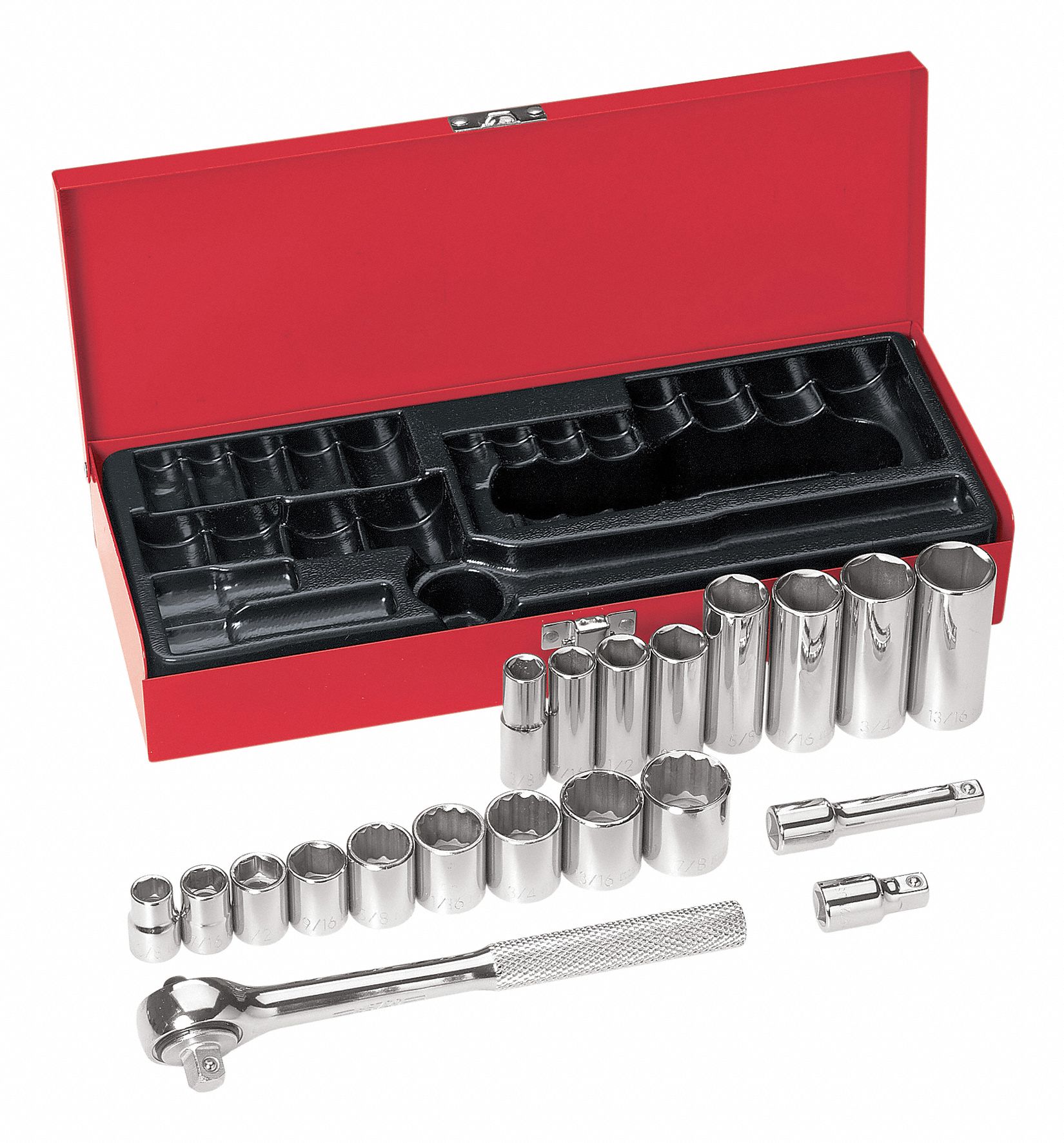 KLEIN TOOLS SOCKET WRENCH SET 20PC 3/8IN - Socket Sets with Drive Tools