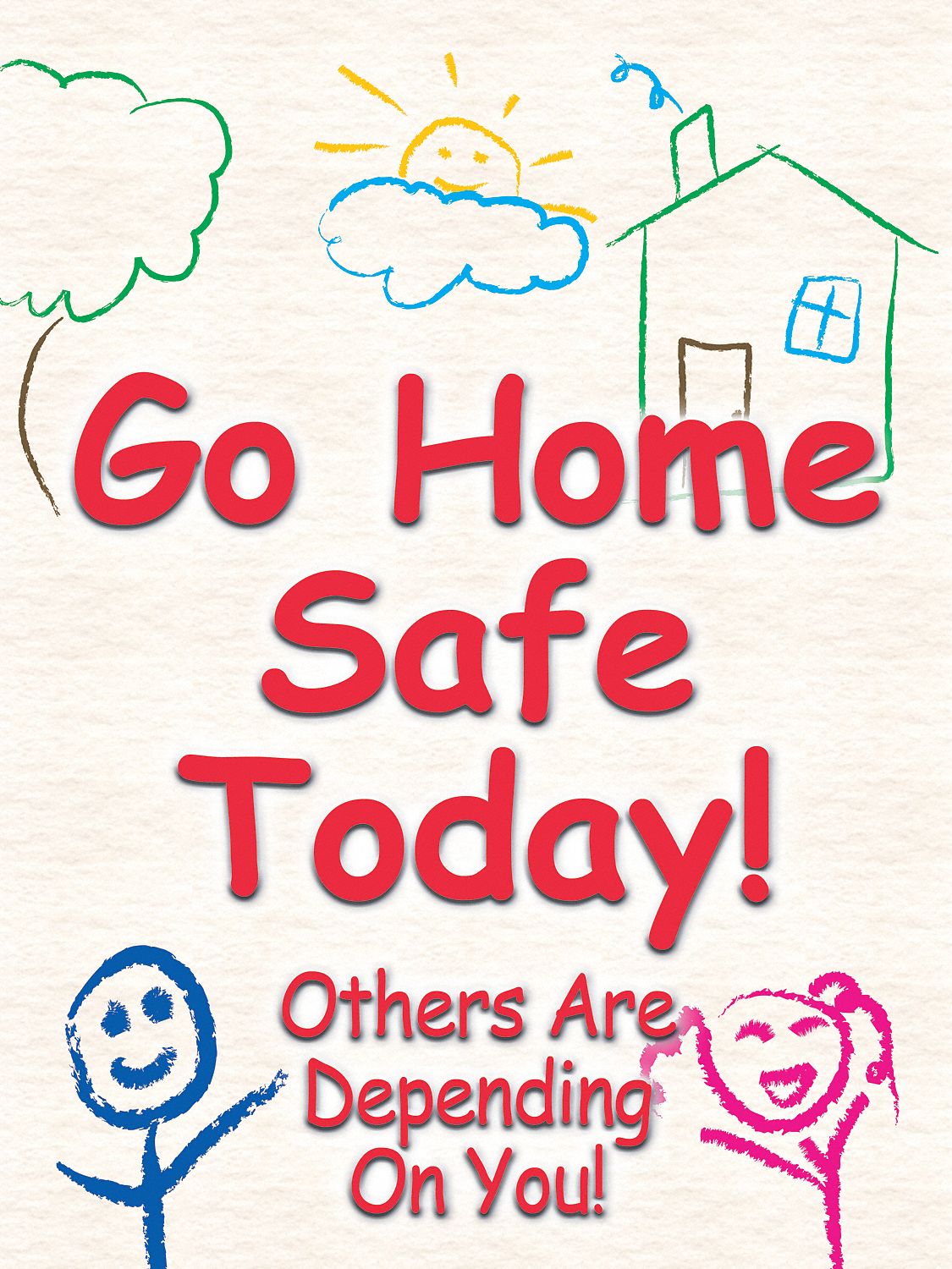 22 in x 17 in Nominal Sign Size, Clear Film Laminate, Safety Poster