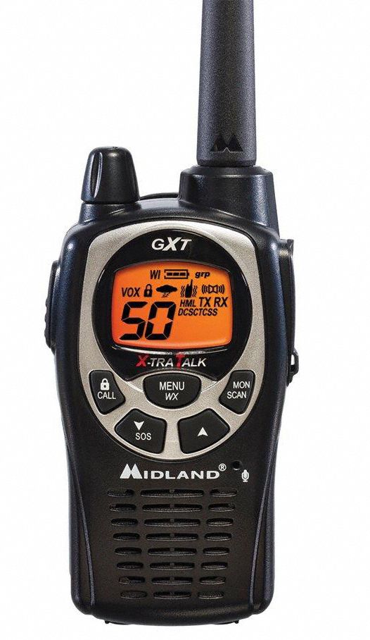 MIDLAND Handheld Portable Two Way Radio, MIDLAND RADIO GXT1000/1050, 50
