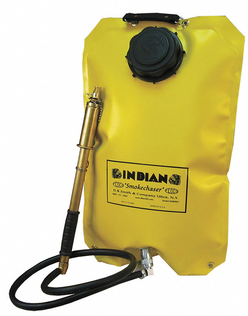 INDIAN Backpack Sprayer, 5.0 gal Tank Capacity, Vinyl Tank Material