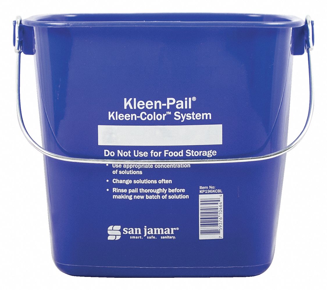 SAN JAMAR, 1 1/2 gal Capacity, 8 in Overall Wd, Cleaning Bucket 8NNY4