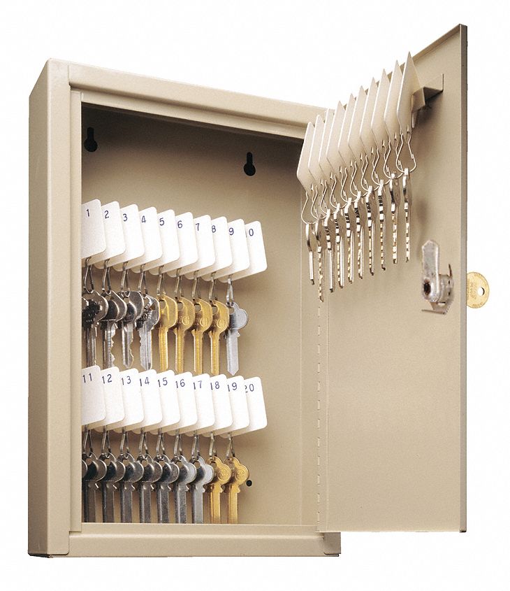 STEELMASTER, Wall Mount, 30 Key Capacity (Units), Key 8P763