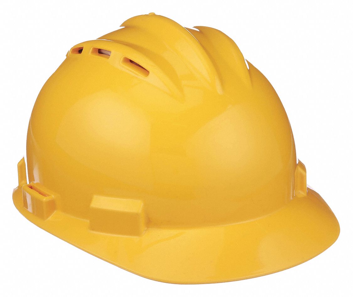 BULLARD Front Brim, Hard Hat, Type 1, Class C ANSI Classification, S62