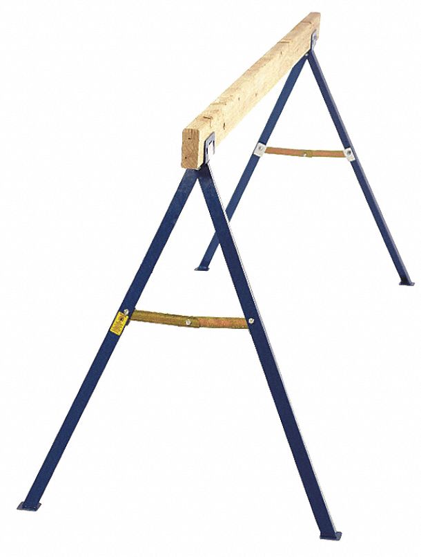 GRAINGER APPROVED Adjustable Folding Sawhorse: Dependent on Lumber Used