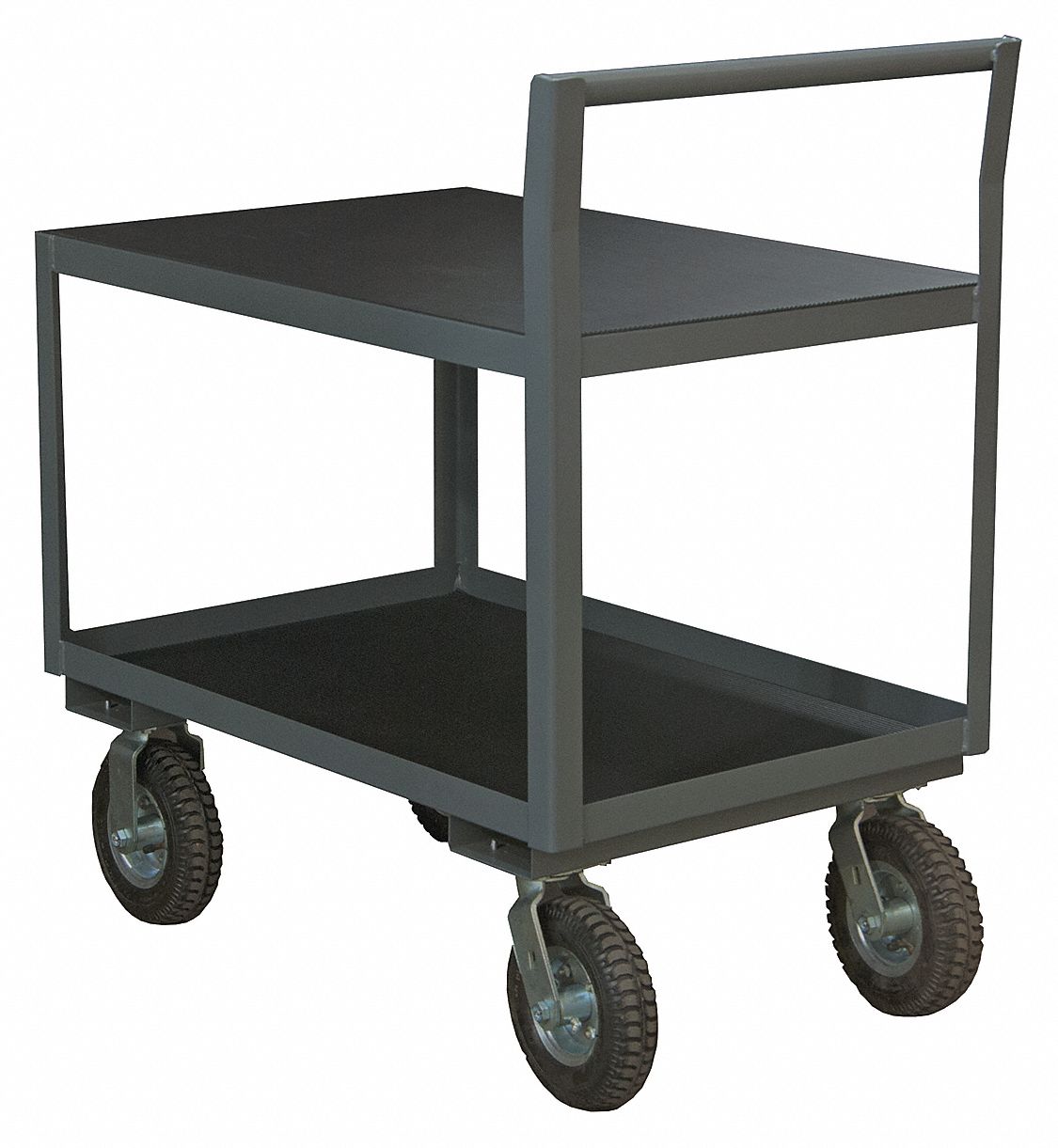 36 in x 24 in, LowProfile Instrument Cart with Lipped & Flush Metal