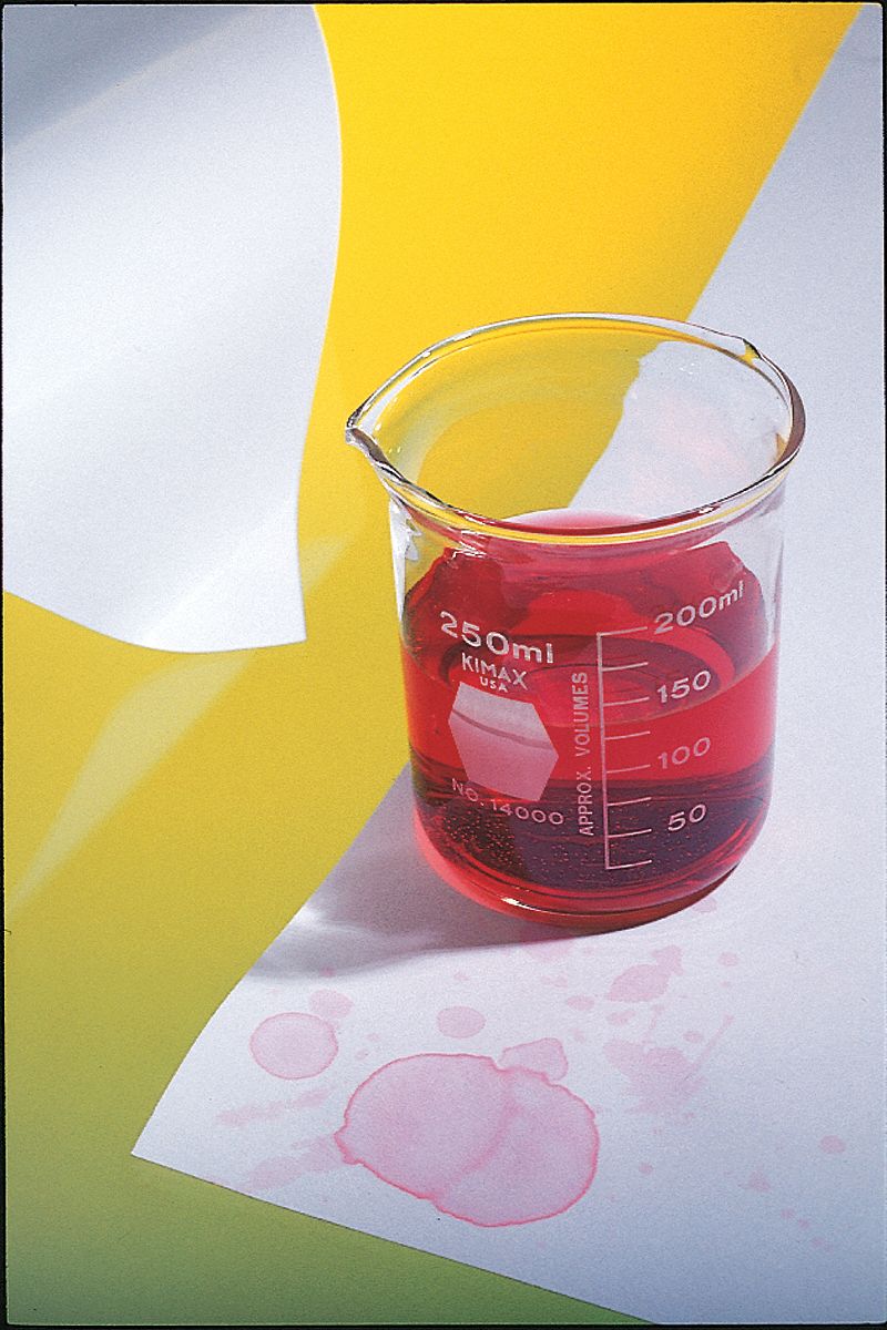 LAB SAFETY SUPPLY Bench Protector Paper Roll, Coated Cellulose, White