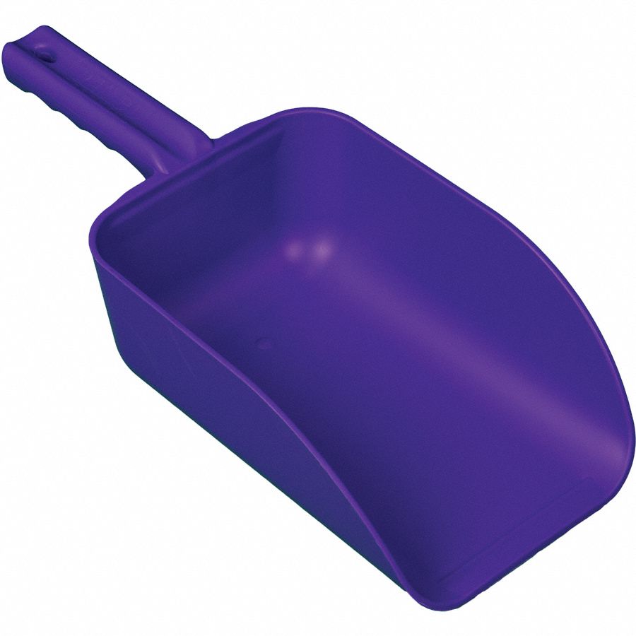REMCO Large Hand Scoop, 61/2 In. W, Purple 8VTA165008 Grainger