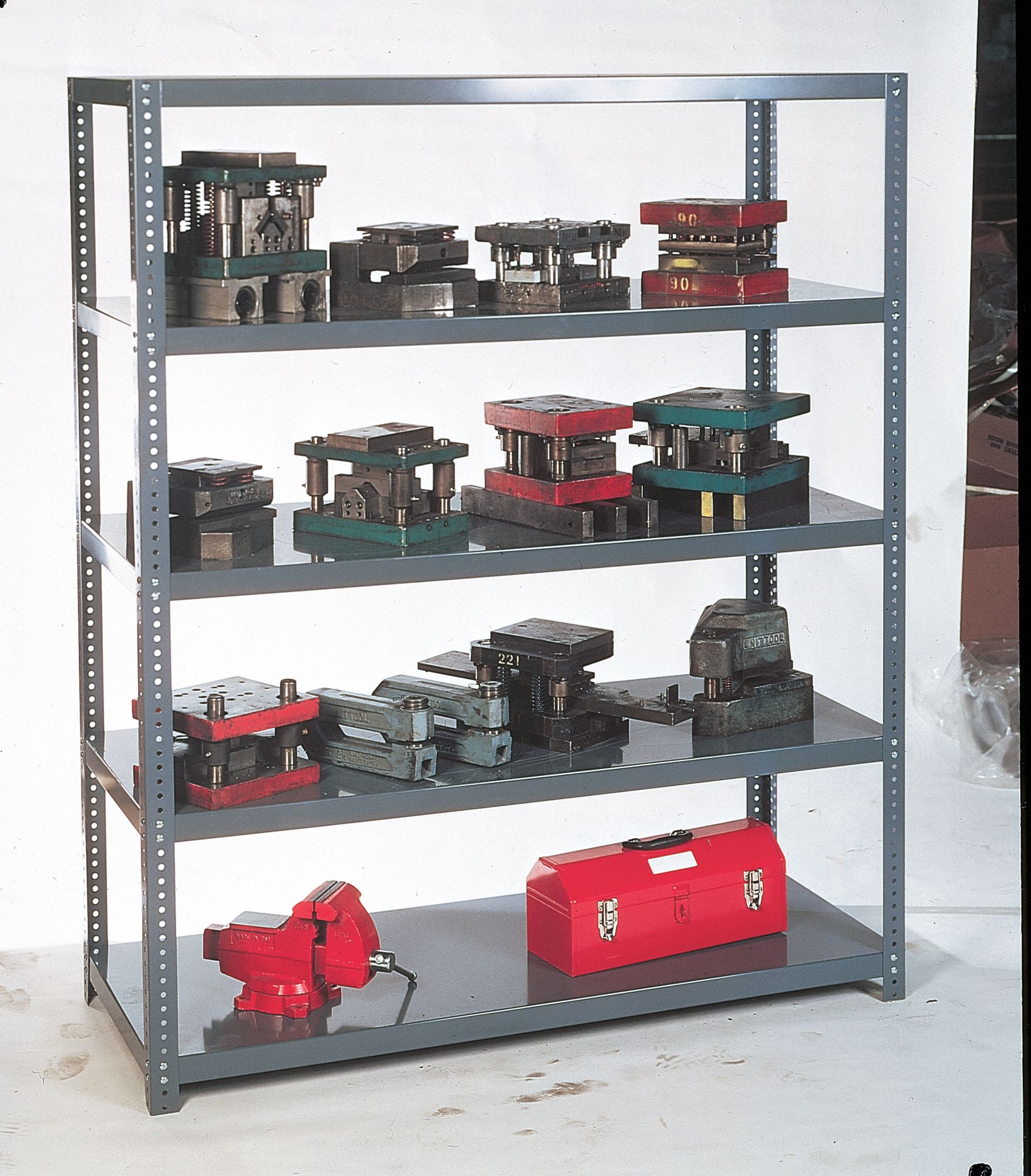 EDSAL Open, Freestanding, Metal Shelving, Overall Width 60 in, Overall