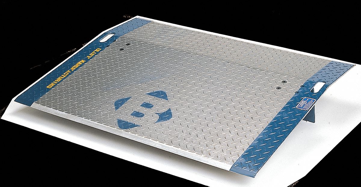300 Lb,36 Inl X 48 Inw Aluminum Dock Plate; Load Capacity 5,2040034786 Material Handling