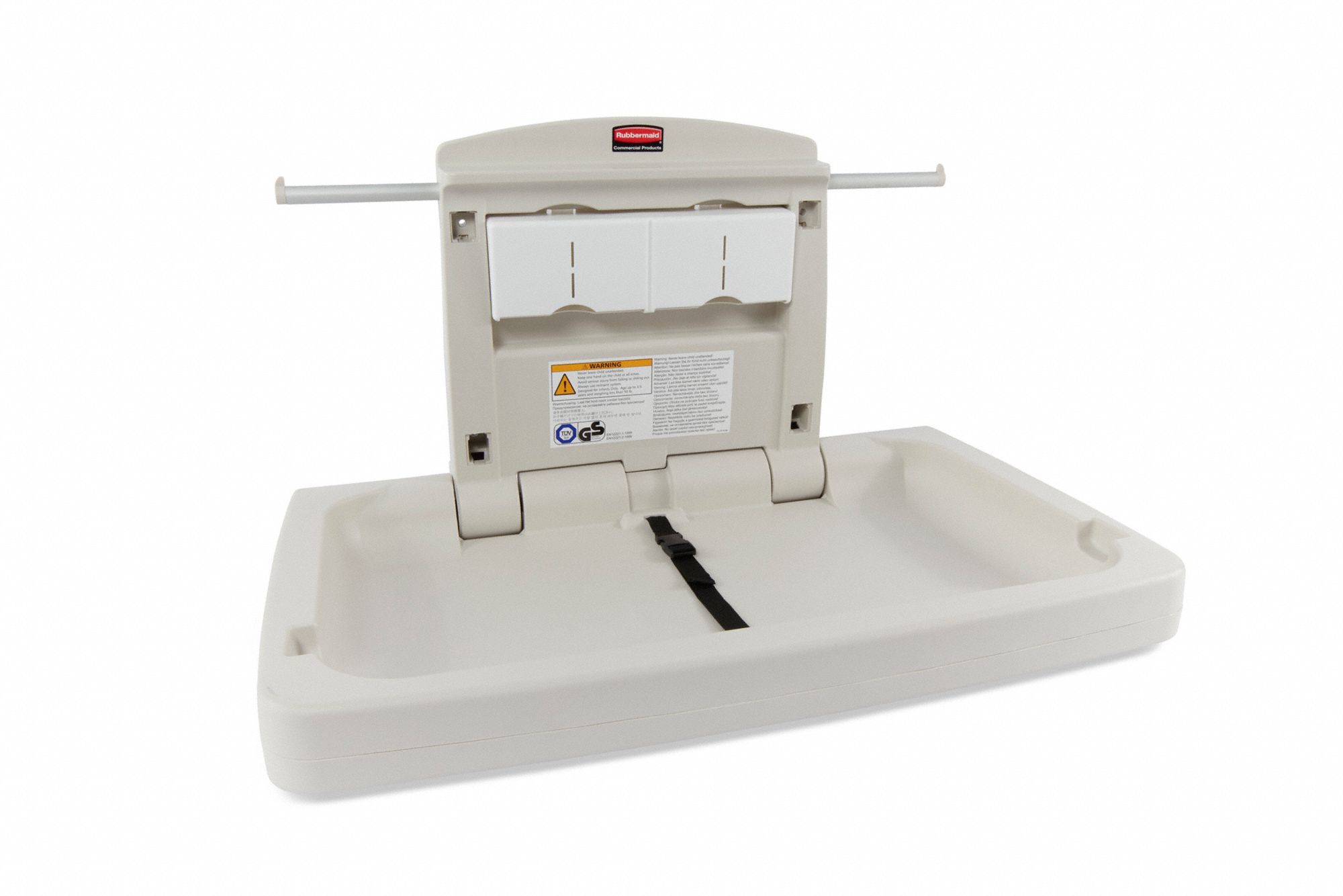 RUBBERMAID COMMERCIAL PRODUCTS Baby Changing Station, Horizontal, Flush