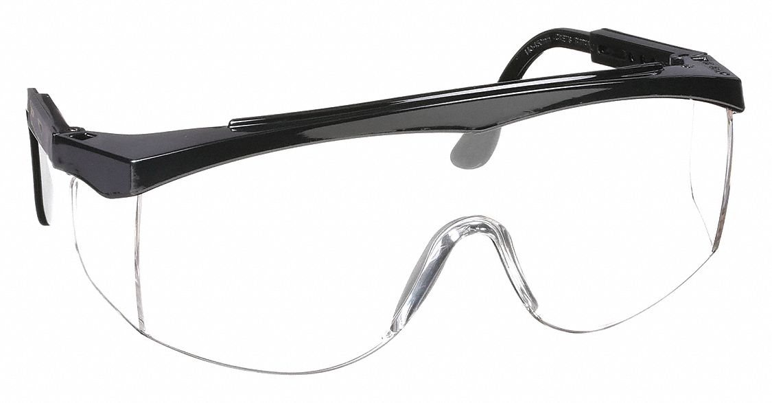 MCR SAFETY, AntiScratch, No Foam Lining, Safety Glasses 9AA35SS110
