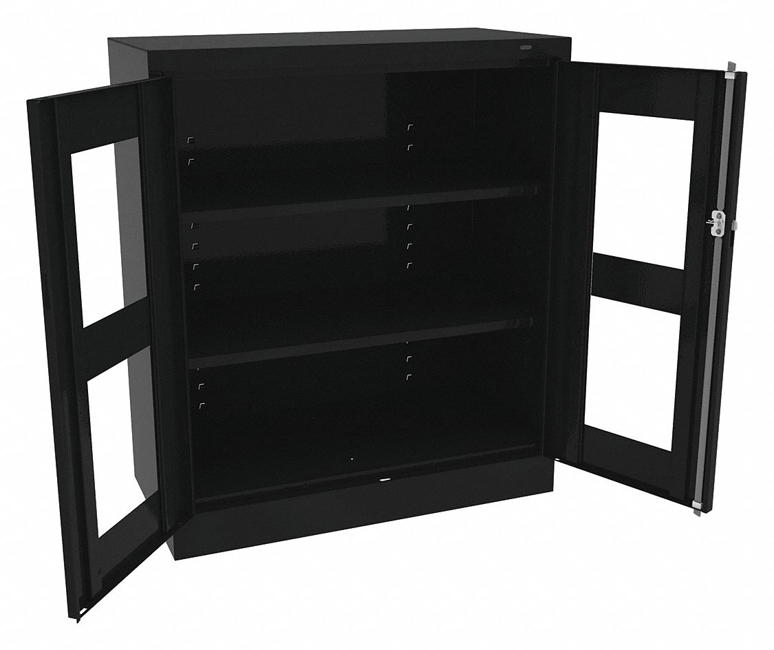 TENNSCO Commercial Storage Black, 42 in H X 36 in W X 18 in D, Assembled 9AJR1