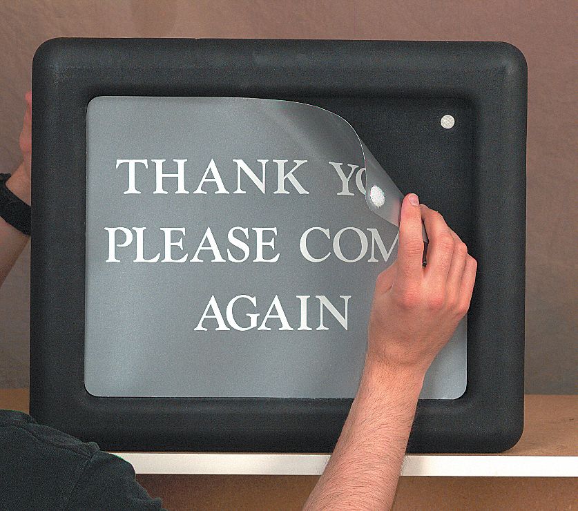 GRAINGER APPROVED Dry Erase Insert 11 x 14" Bulletin Boards and Letter