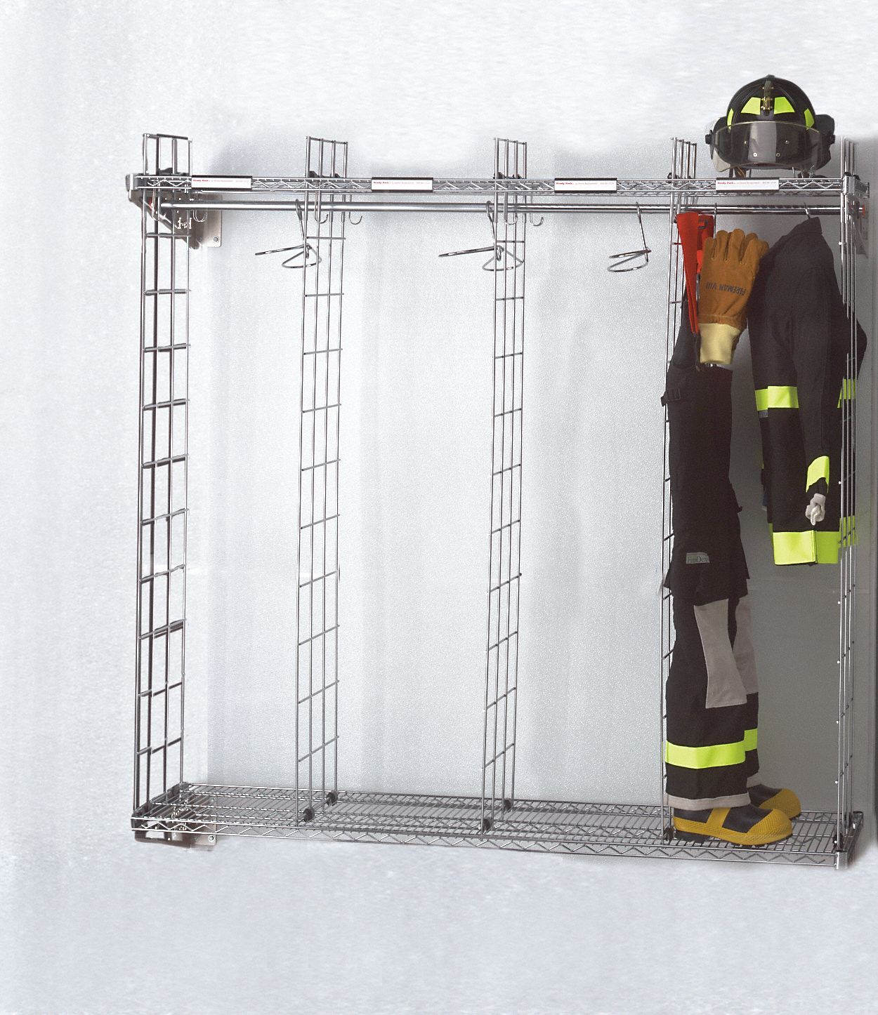 Turnout Gear Storage Racks Grainger Industrial Supply