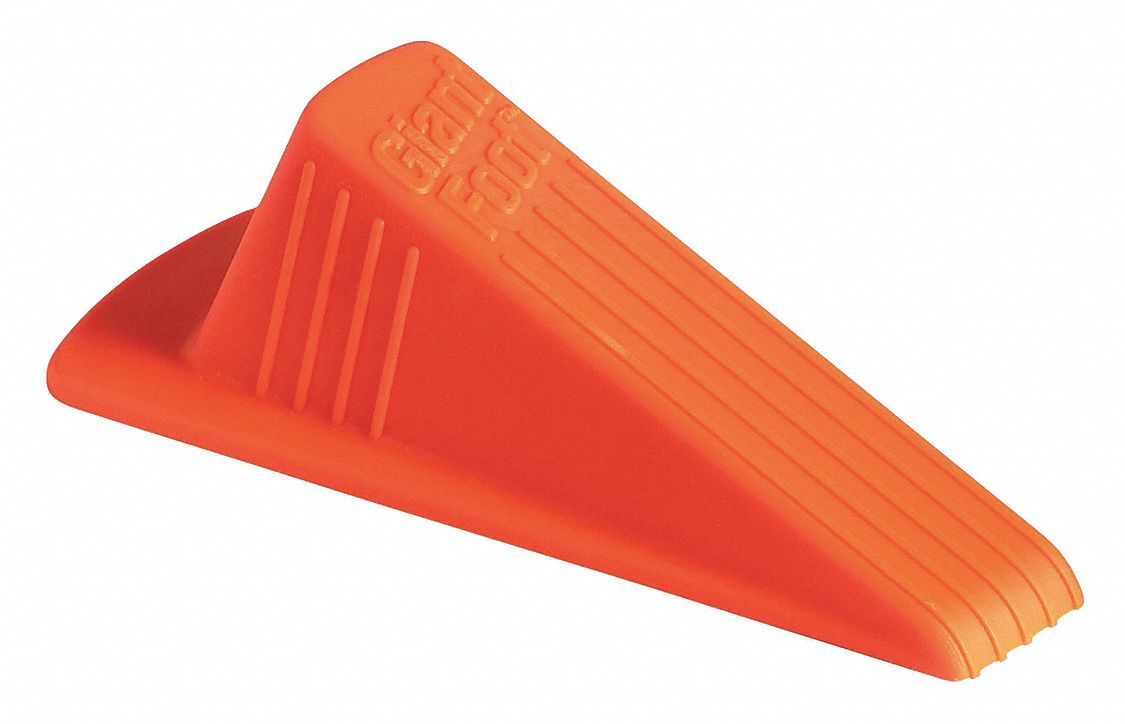 Door Wedge XL, Thermo Plastic Elastomer Santoprene , Orange, 63/4