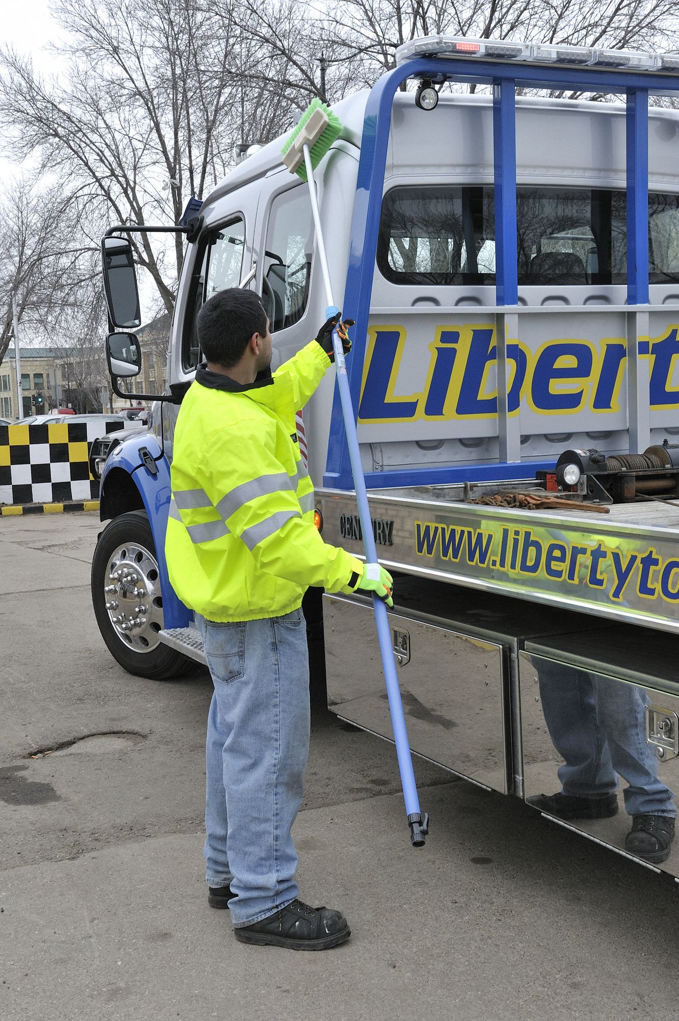 GRAINGER APPROVED 10 in Polypropylene Car Wash Brush 9F55188551042