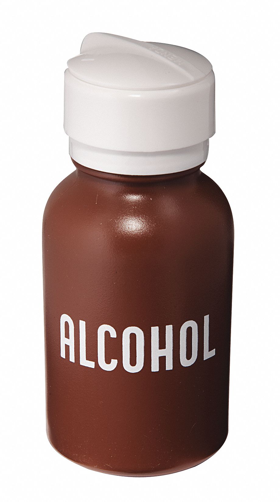 MENDA Wide Mouth Round Dispensing Alcohol Bottle, Dispensing, Plastic