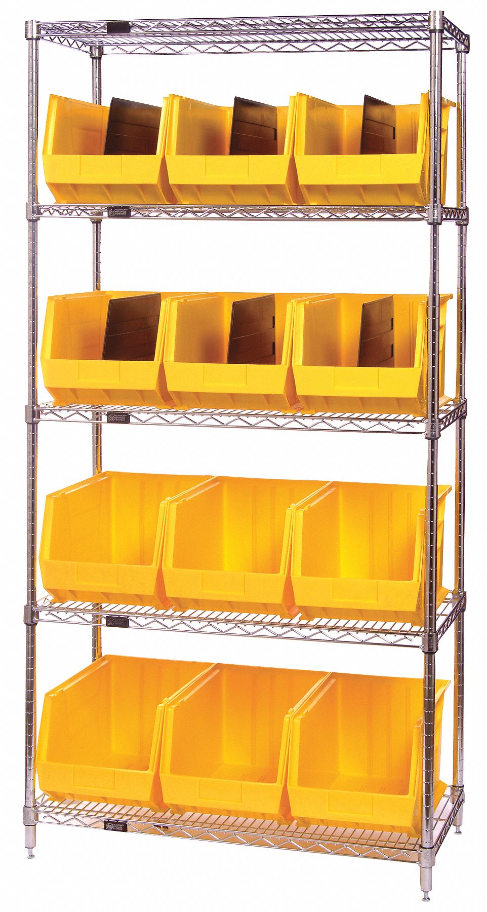 QUANTUM STORAGE SYSTEMS, 36 in x 18 in x 74 in, 1 Sided, Bin Shelving