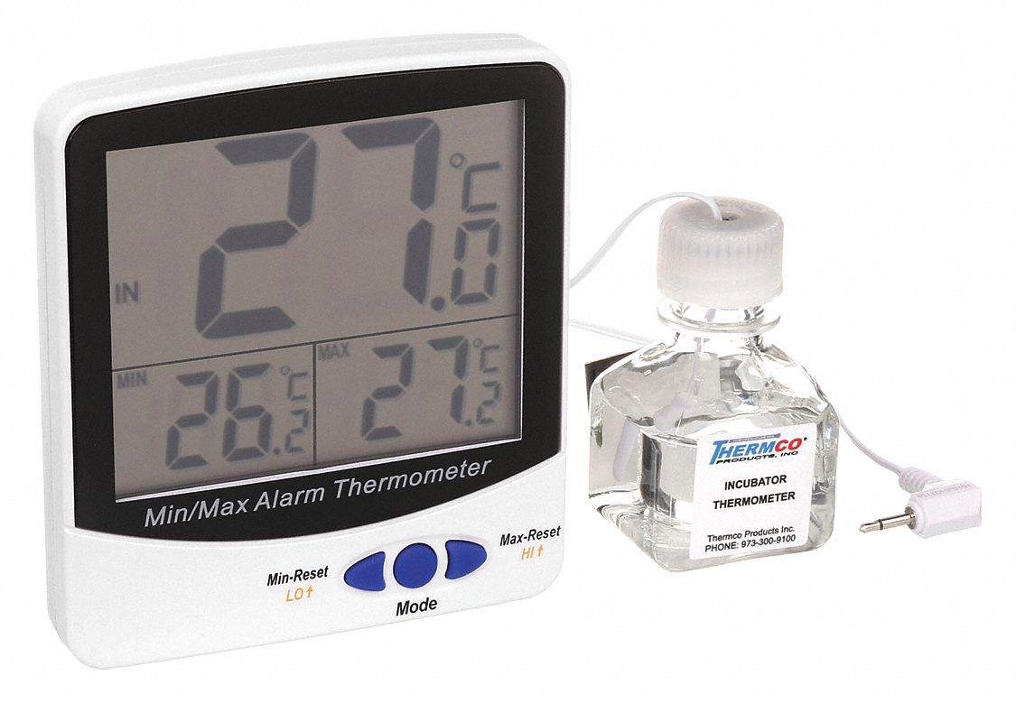 ±0.5°C/±0.5ºF, ISO 17025 NIST Traceable, Digital Thermometer 9M165