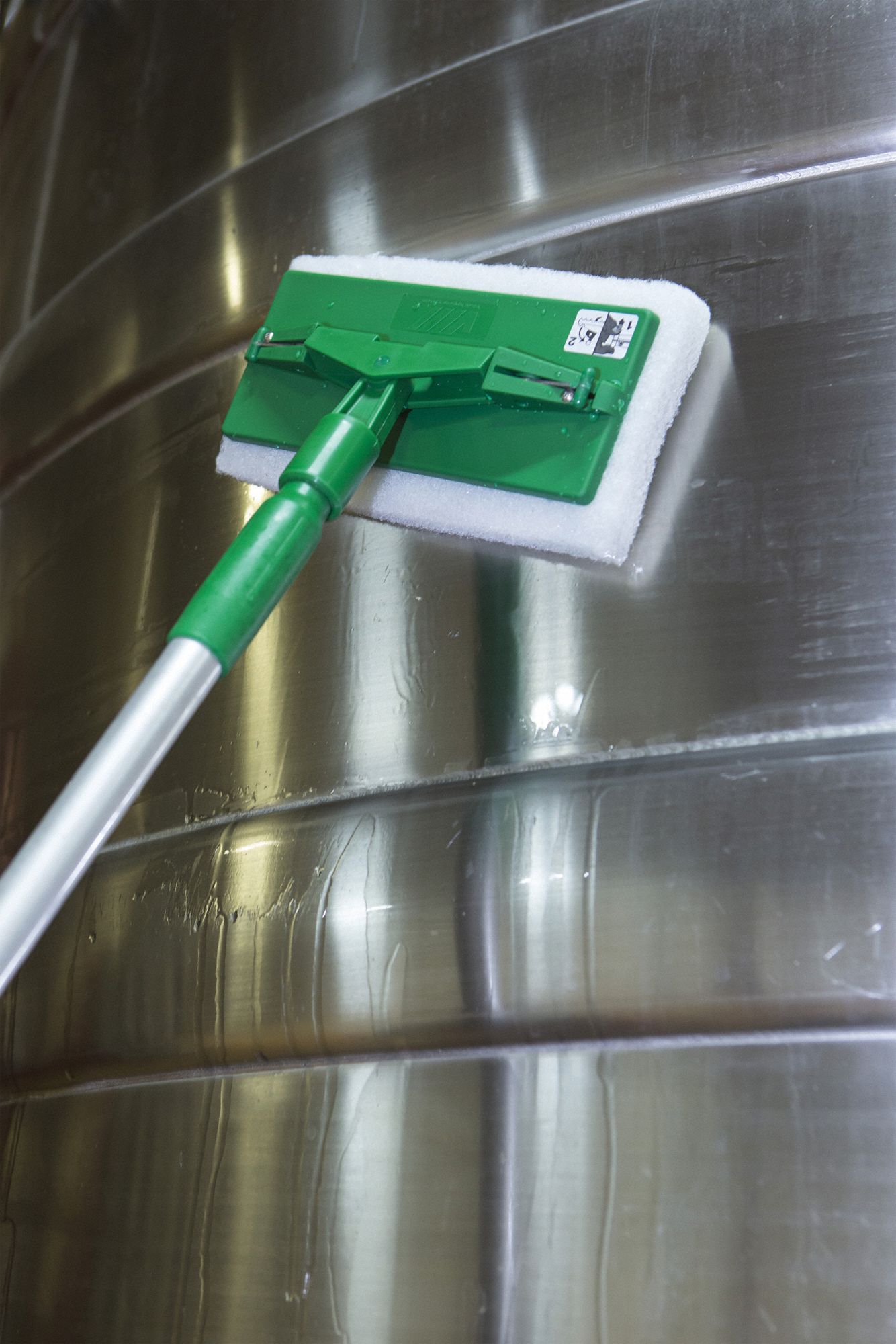 VIKAN Pad Holder Green, 9 in Lg, 3 3/4 in Wd 9NNM255002 Grainger