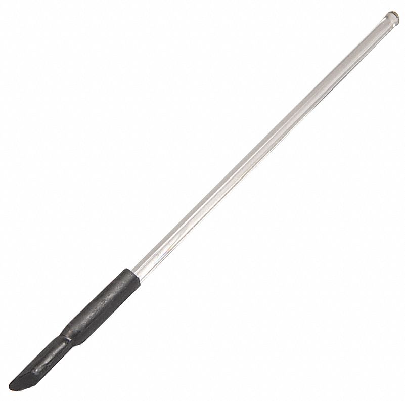 Glass, 10 in x 6mm, Stirring Rod 8FGR4GRPL10 Grainger