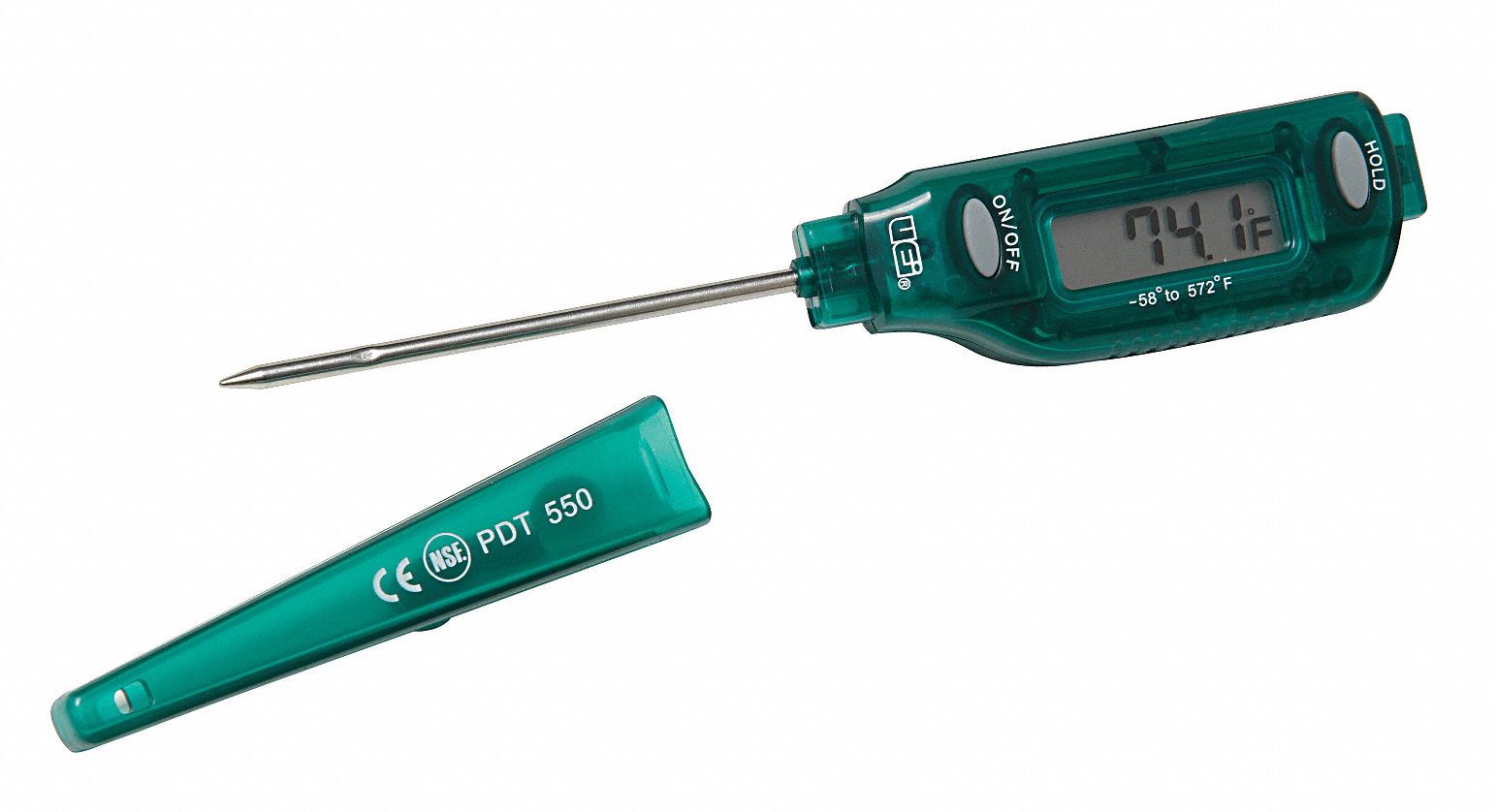 UEI TEST INSTRUMENTS Digital Pocket Thermometer 9NZM8PDT550 Grainger