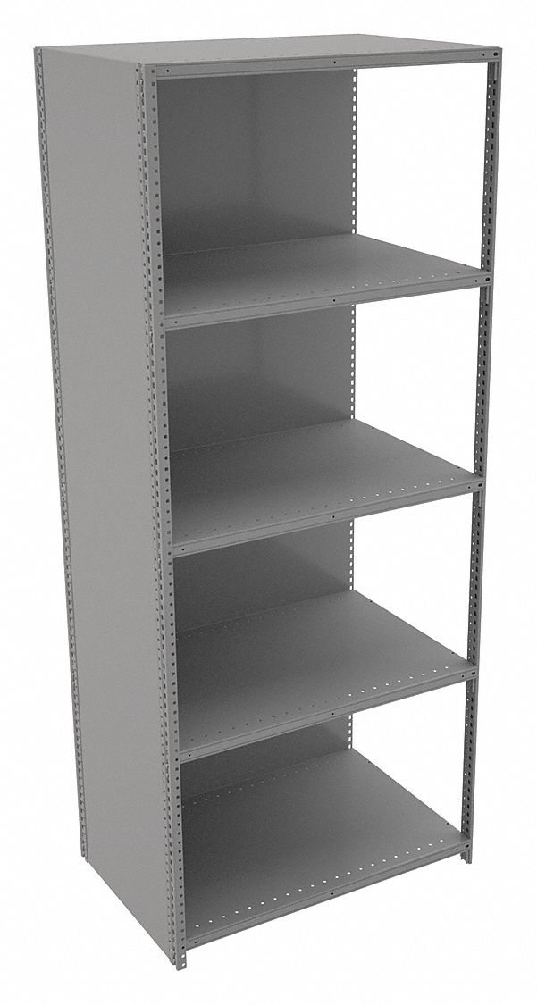TENNSCO, AddOn, MediumDuty, Metal Shelving 9PP46QC53624AB Grainger